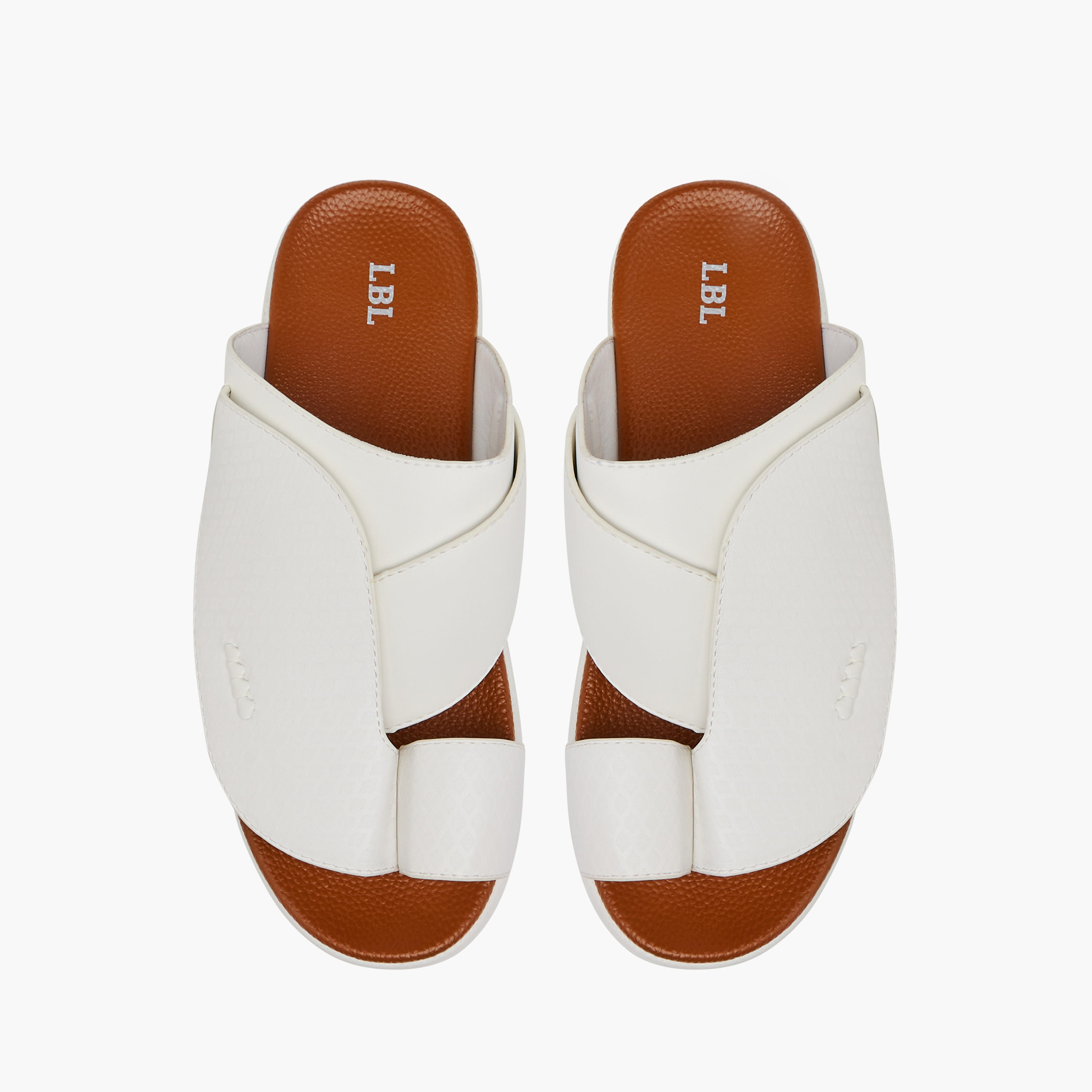 صندل عربي مريح سهل الارتداء بارز الملمس بحلقة إصبع من إل بي إل من شو إكسبريس-men-shoes-sandals-image-1