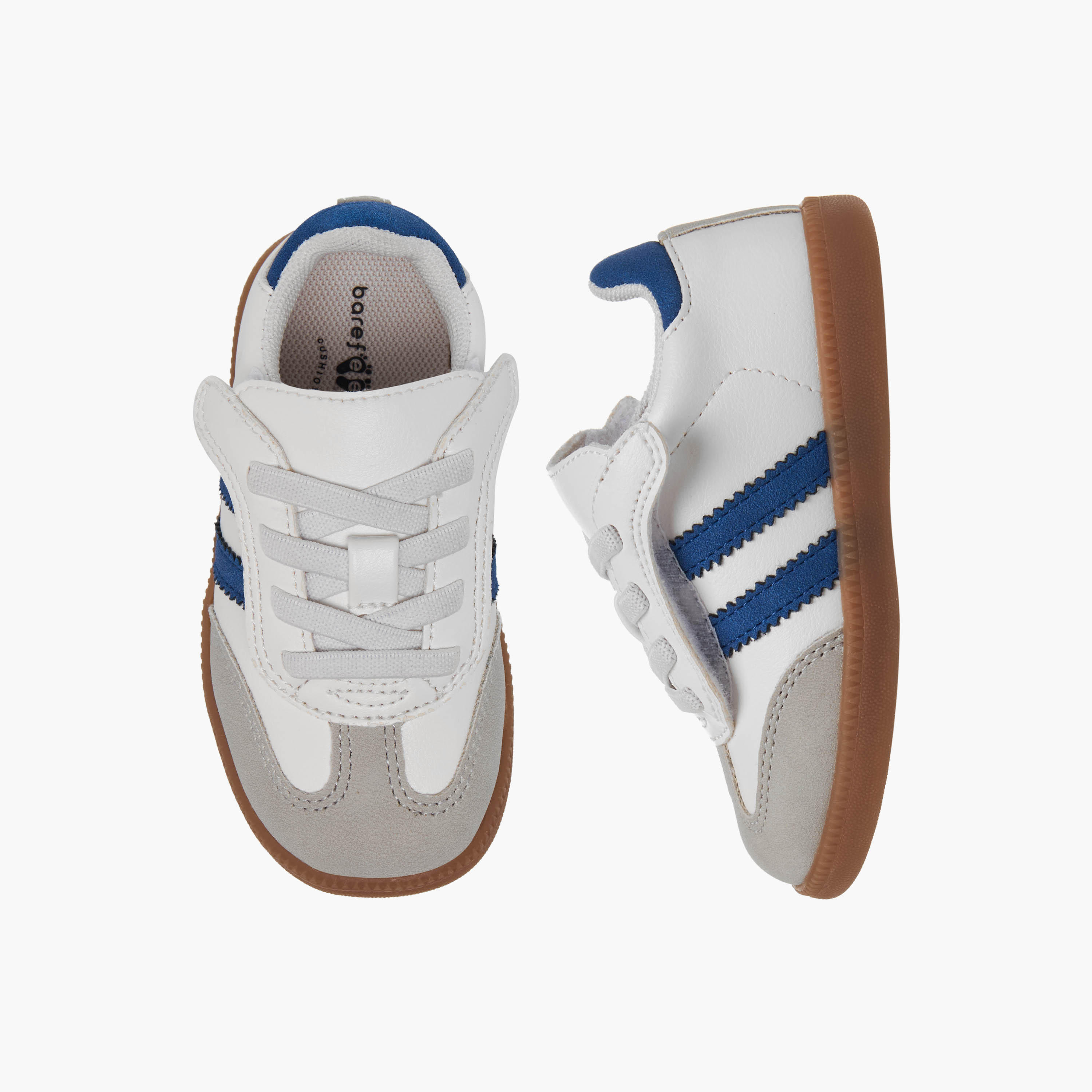 Barefeet Boys Panelled Hook and loop Sneakers-boys-shoes-sneakers-image-1