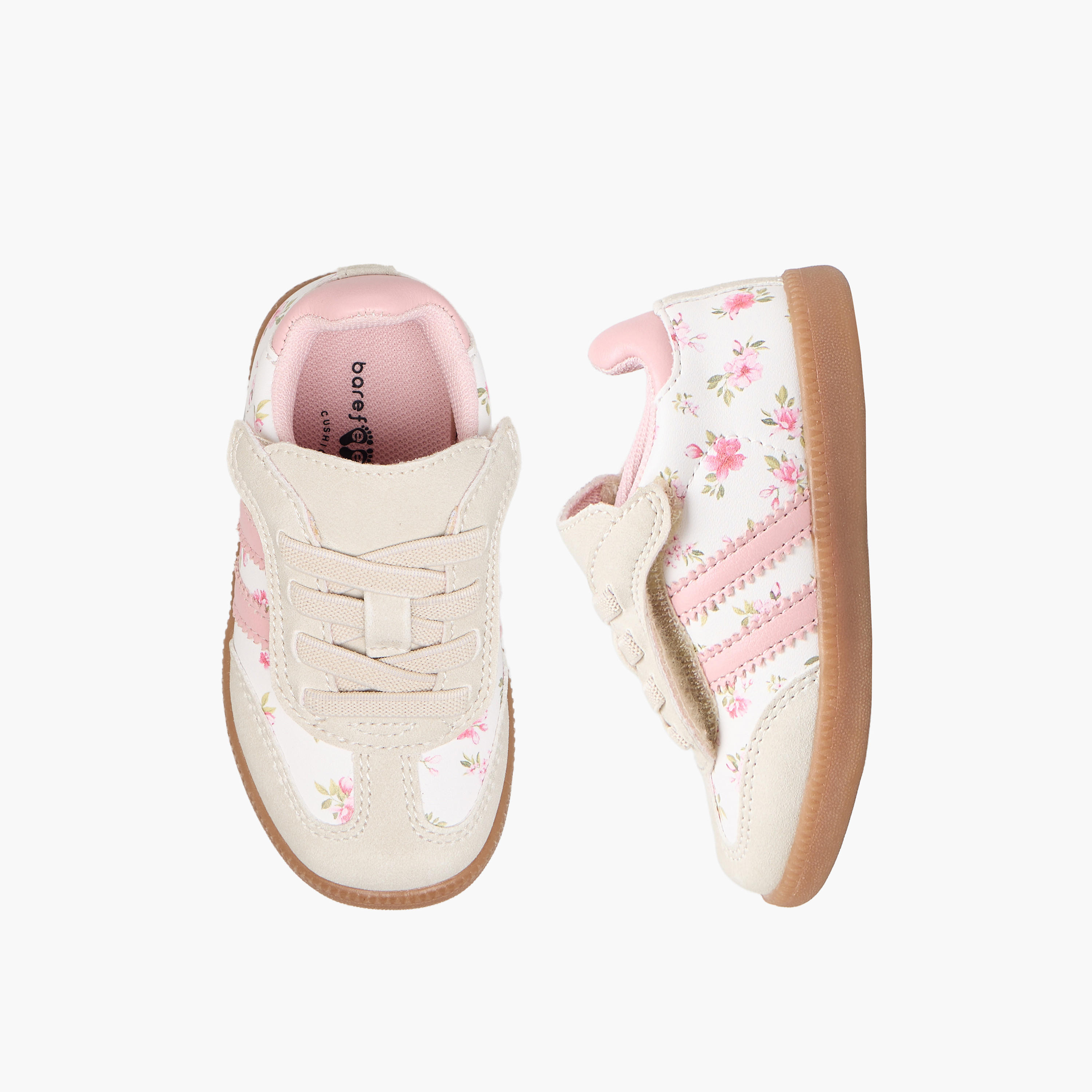 Barefeet Girls Printed Hook & Loop Ankle Sneakers-girls-shoes-sneakers-image-1