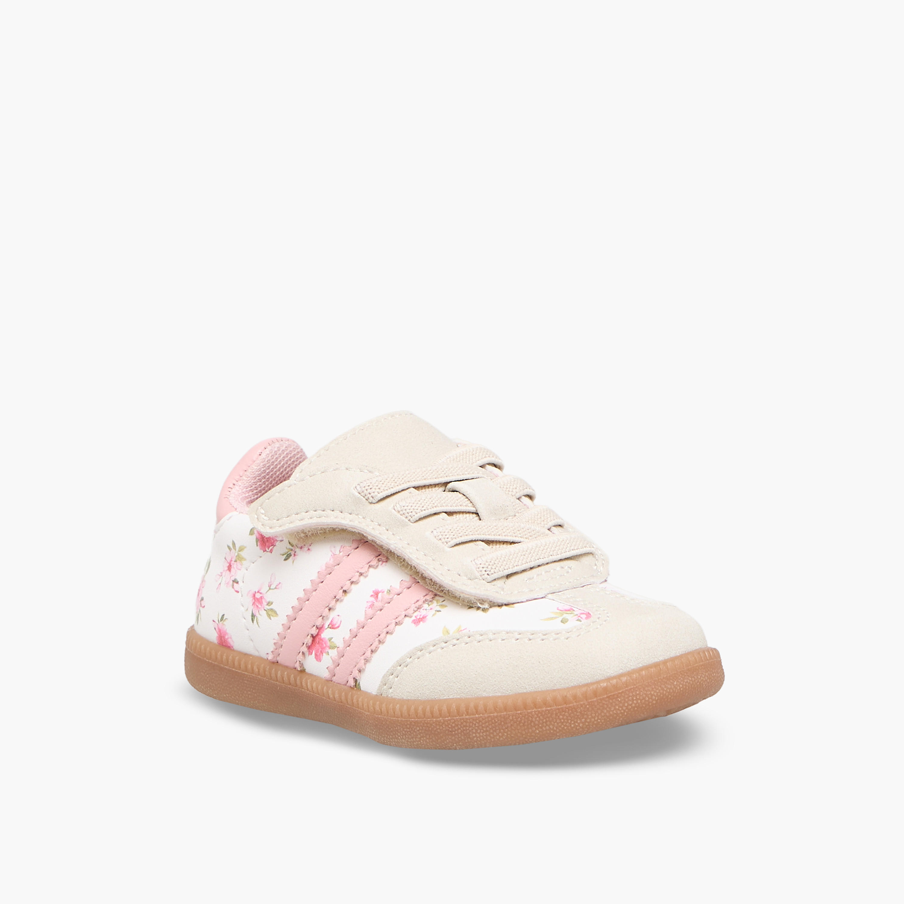 Barefeet Girls Printed Hook & Loop Ankle Sneakers-girls-shoes-sneakers-image-2