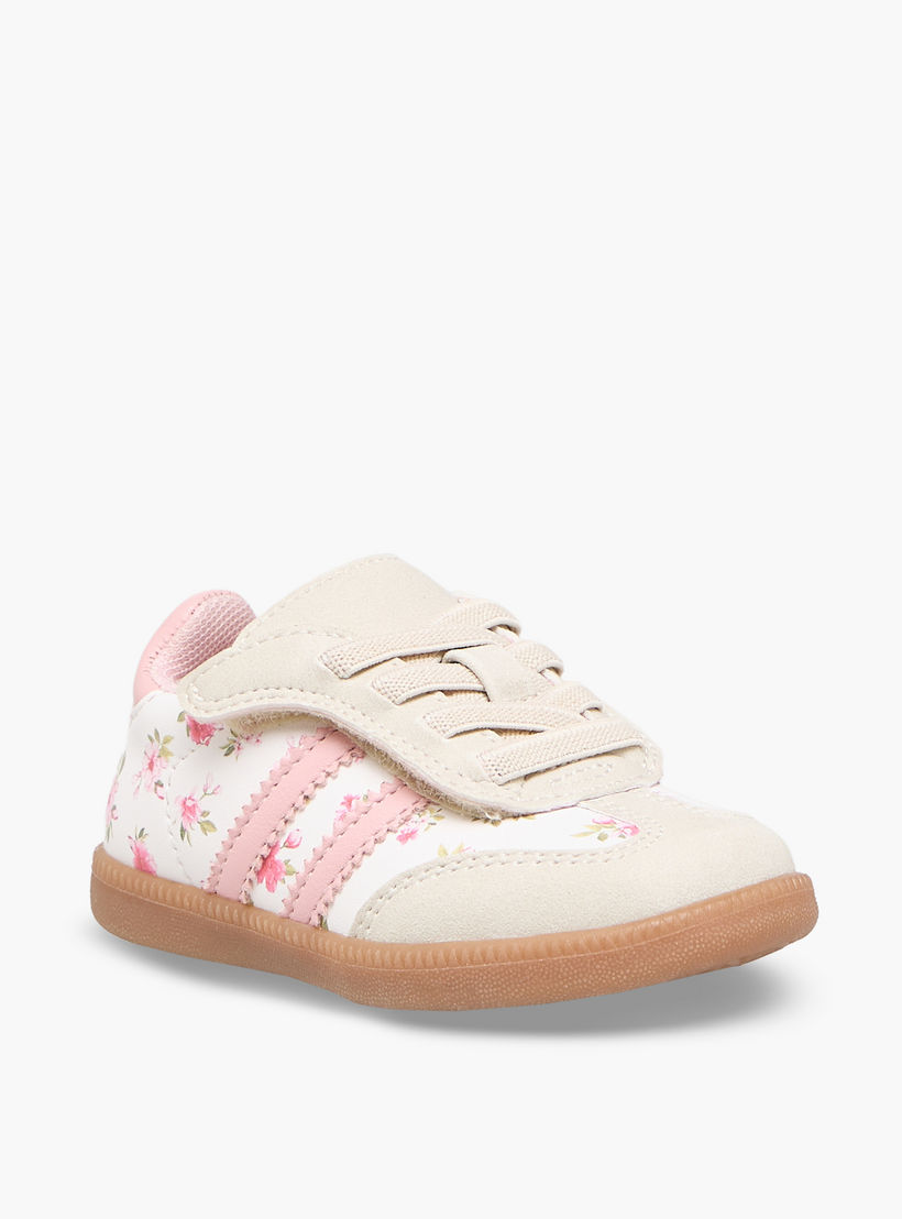 Barefeet Girls Printed Hook & Loop Ankle Sneakers-girls-shoes-sneakers-image-2