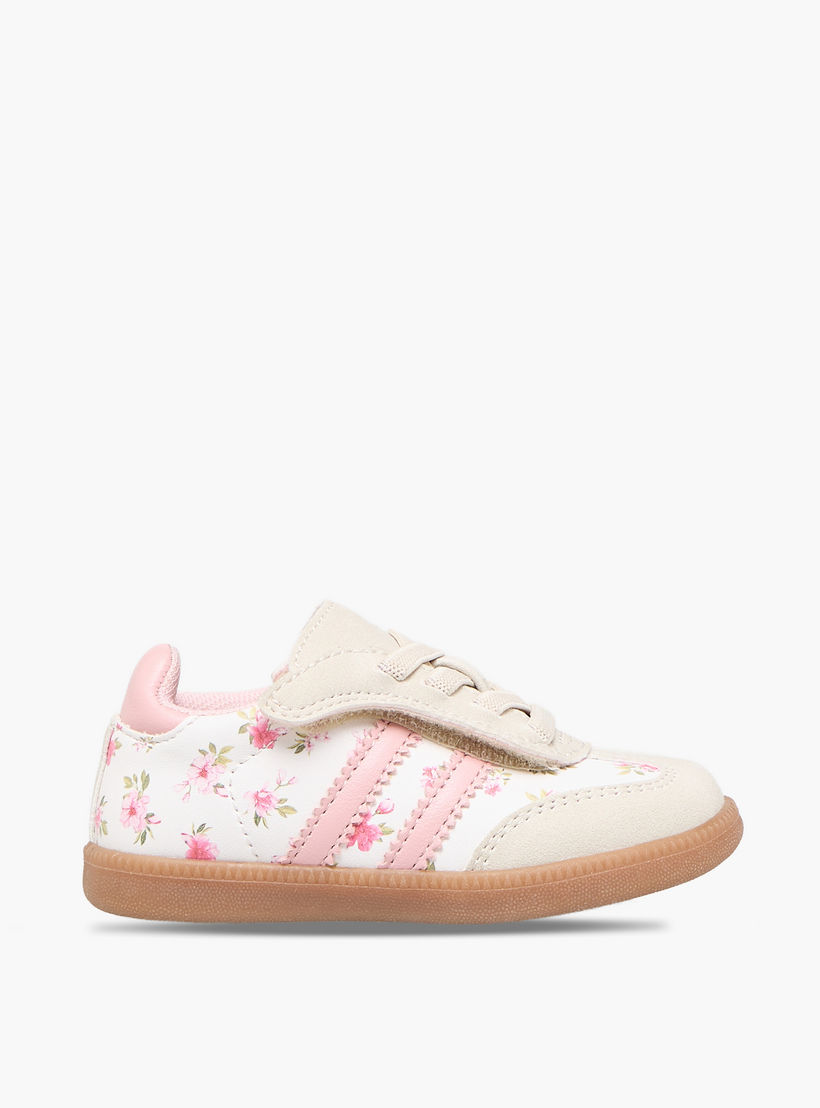 Barefeet Girls Printed Hook & Loop Ankle Sneakers-girls-shoes-sneakers-image-3
