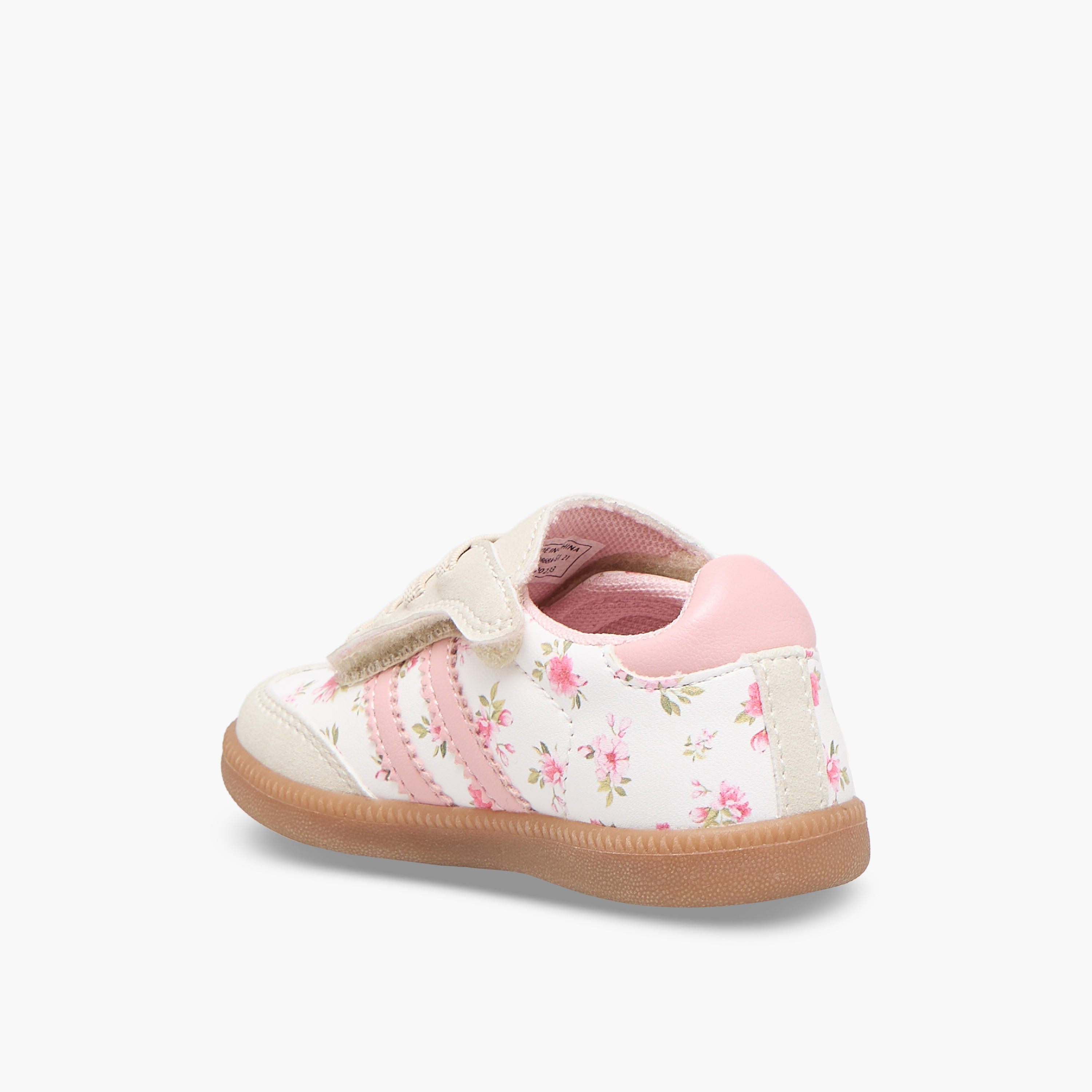 Barefeet Girls Printed Hook & Loop Ankle Sneakers-girls-shoes-sneakers-image-5