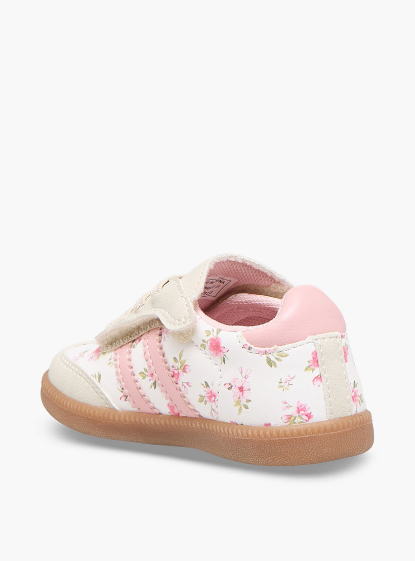 Barefeet Girls Printed Hook & Loop Ankle Sneakers-girls-shoes-sneakers-image-5