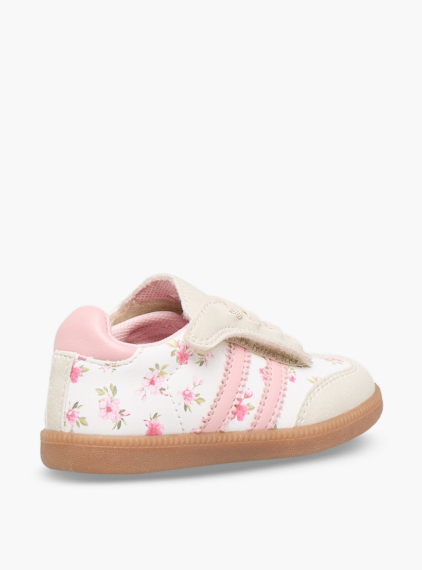 Barefeet Girls Printed Hook & Loop Ankle Sneakers-girls-shoes-sneakers-image-6
