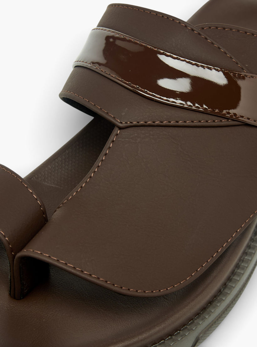 Al Waha Men Toe Loop Detail Arabic Sandals-men-shoes-sandals-image-4