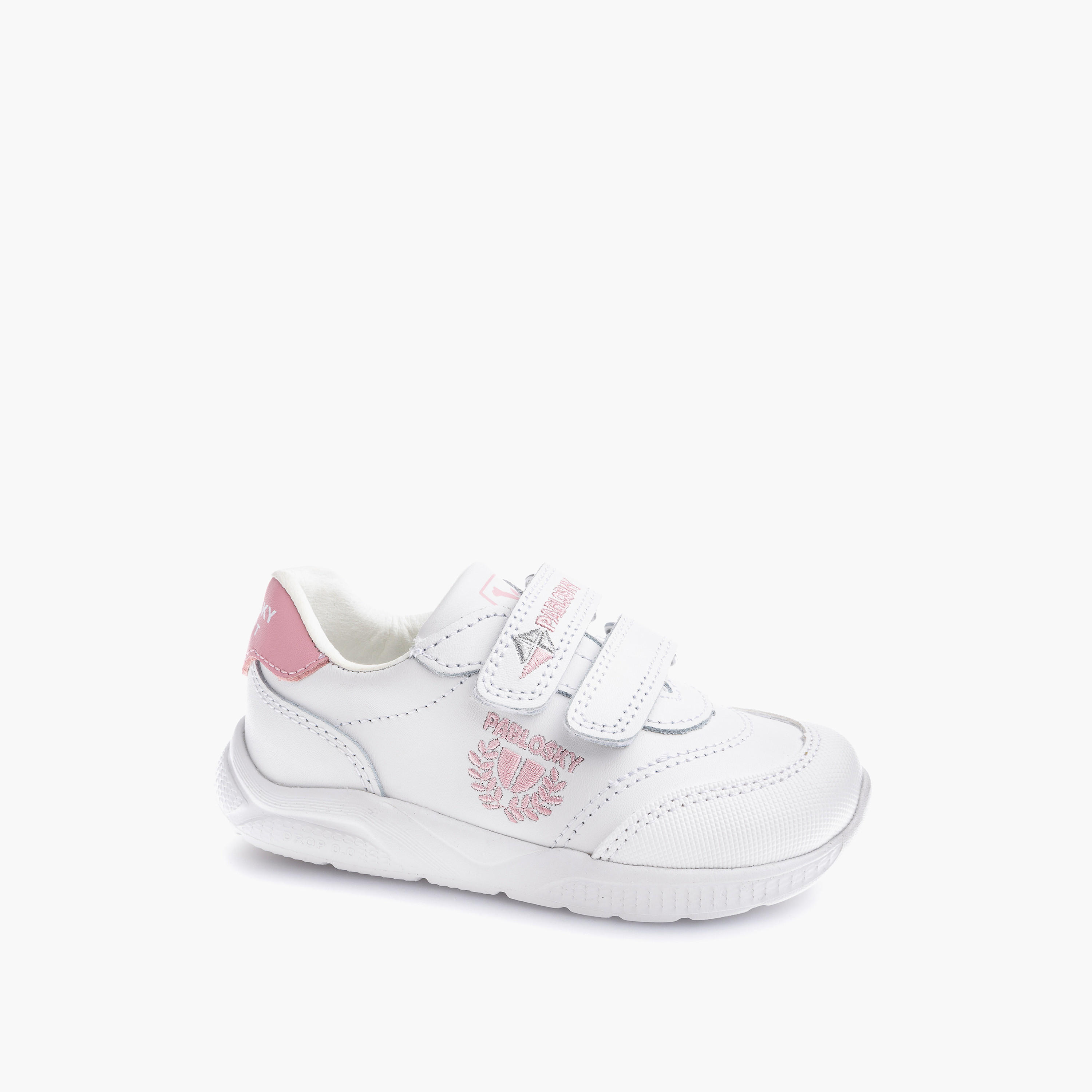 حذاء مدرسي بشريط إغلاق لاصق وطبعات شعار للبنات من بابلوسكي - 203907-girls-shoes-maryjanes-image-1