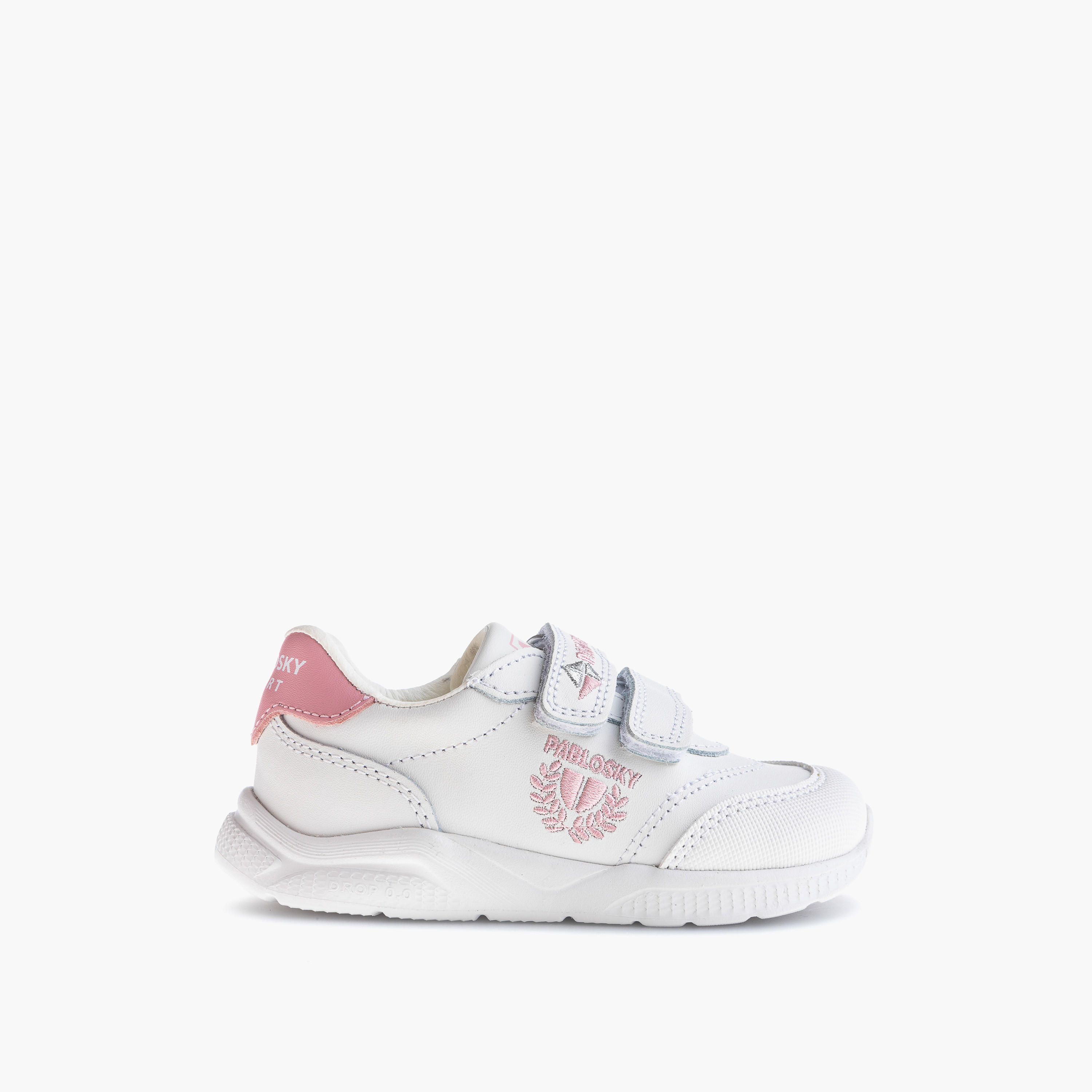 حذاء مدرسي بشريط إغلاق لاصق وطبعات شعار للبنات من بابلوسكي - 203907-girls-shoes-maryjanes-image-2