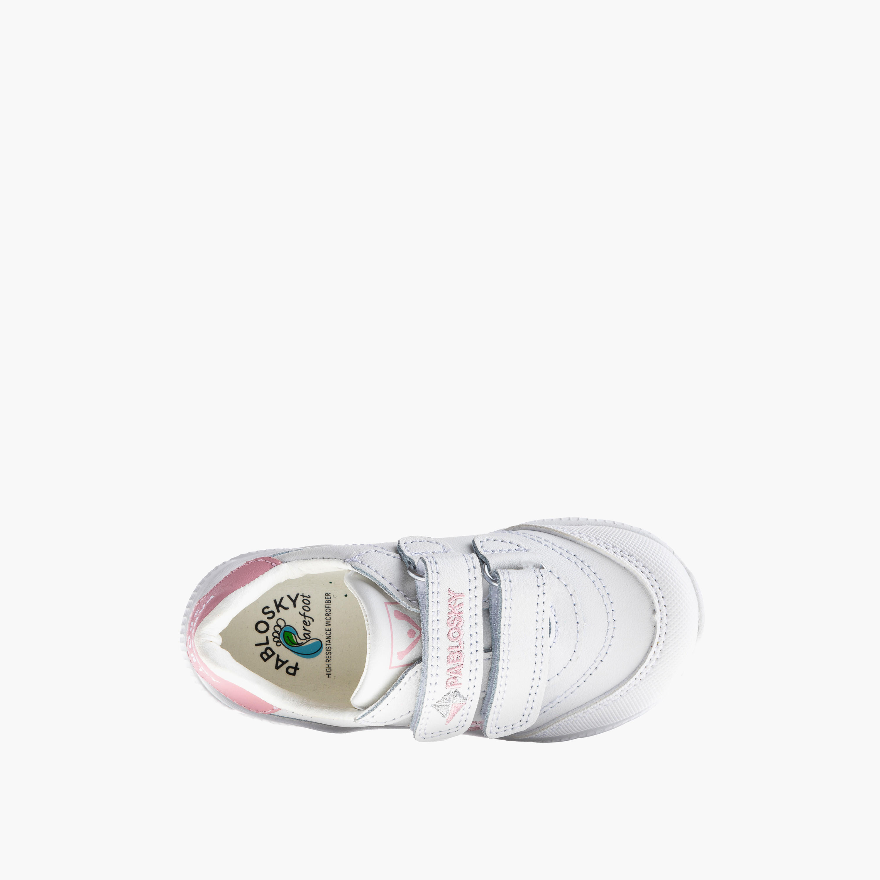 حذاء مدرسي بشريط إغلاق لاصق وطبعات شعار للبنات من بابلوسكي - 203907-girls-shoes-maryjanes-image-4