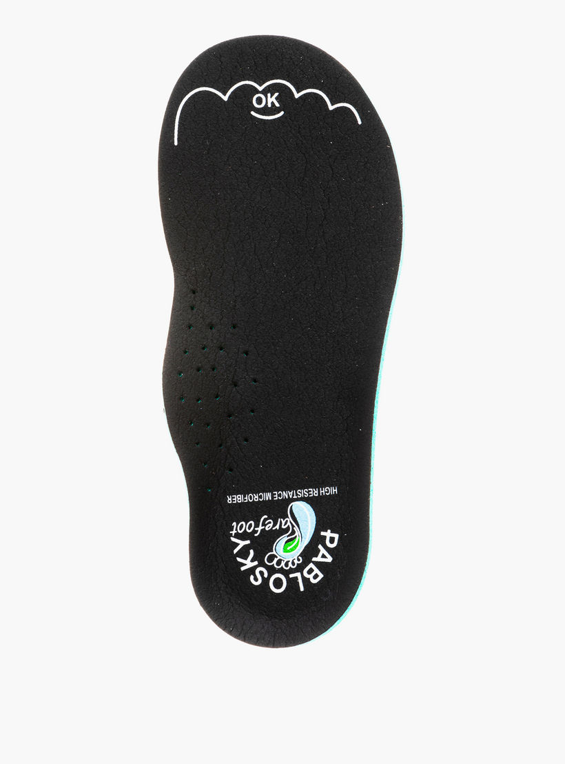 Pablosky Girls' Logo Print School Shoes with Hook and Loop Closure - 203910-Y-girls-shoes-sneakers-image-7