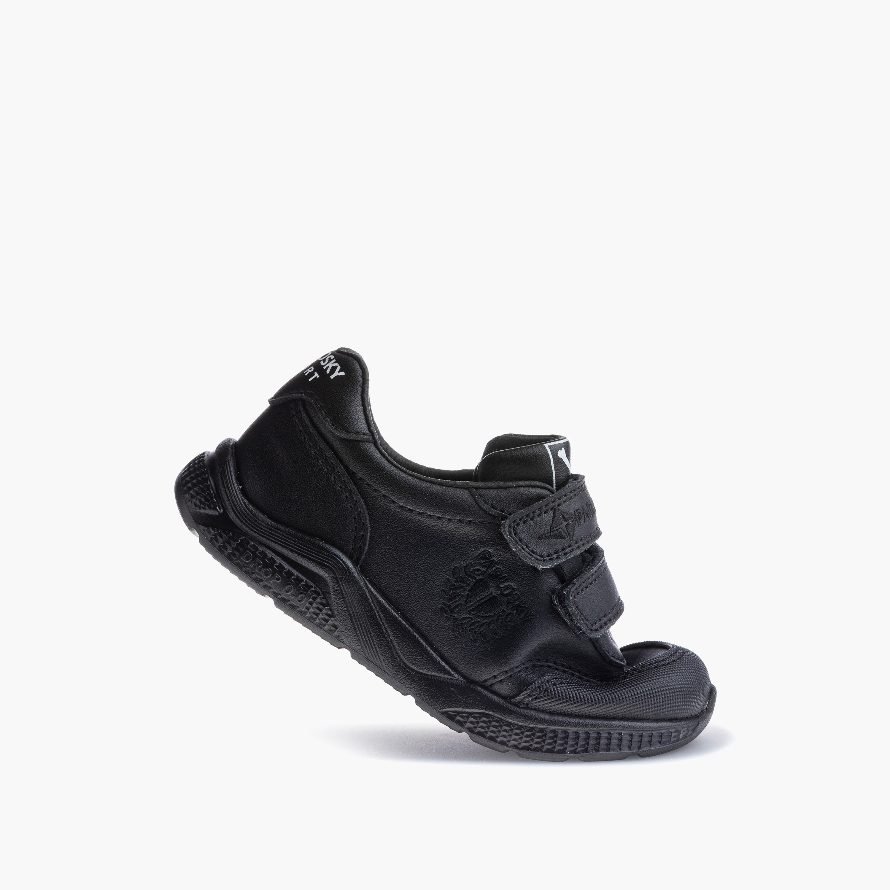 Pablosky Girls' Logo Print School Shoes with Hook and Loop Closure - 203910-Y-girls-shoes-sneakers-image-5