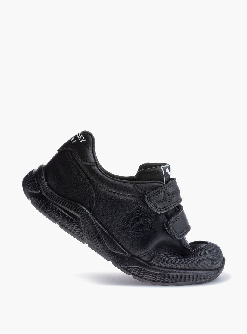 Pablosky Girls' Logo Print School Shoes with Hook and Loop Closure - 203910-Y-girls-shoes-sneakers-image-5