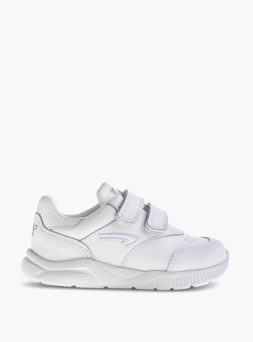 Pablosky Girls' Logo Print School Shoes with Hook and Loop Closure - 204100-J-girls-shoes-schoolshoes-image-2