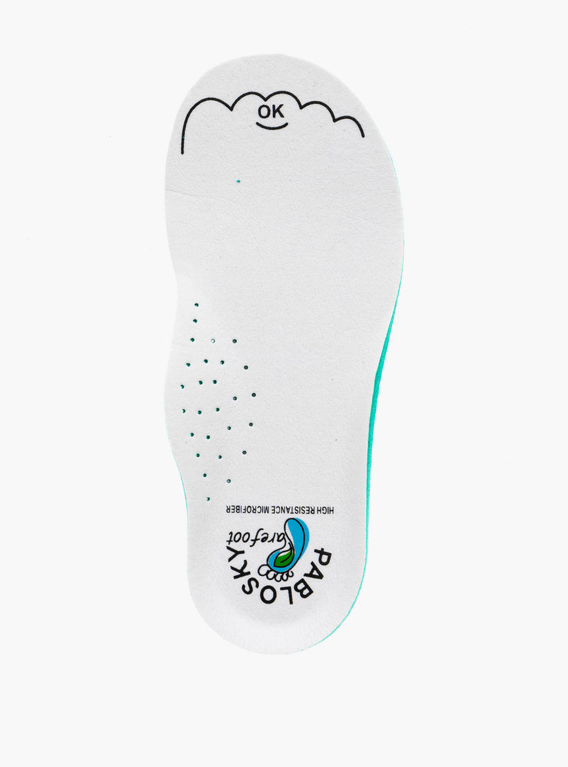 Pablosky Girls' Logo Print School Shoes with Hook and Loop Closure - 204100-J-girls-shoes-schoolshoes-image-7