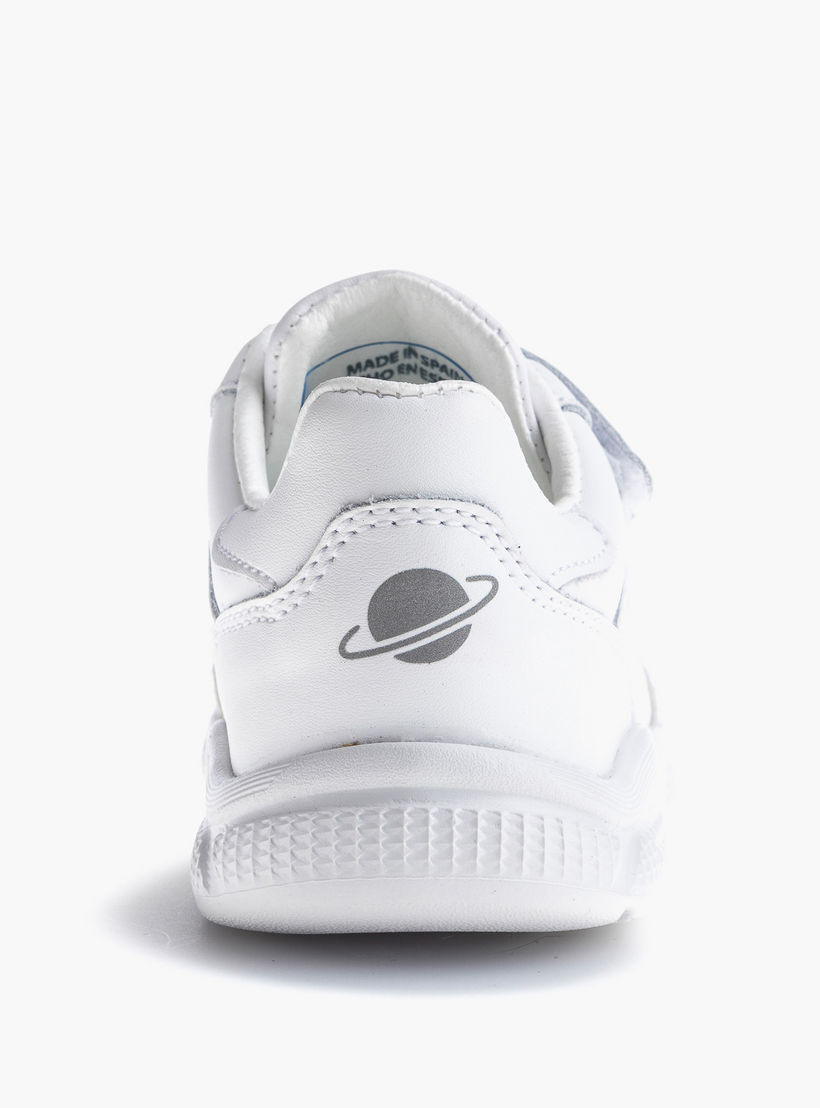 Pablosky Girls' Logo Print School Shoes with Hook and Loop Closure - 204100-J-girls-shoes-schoolshoes-image-3