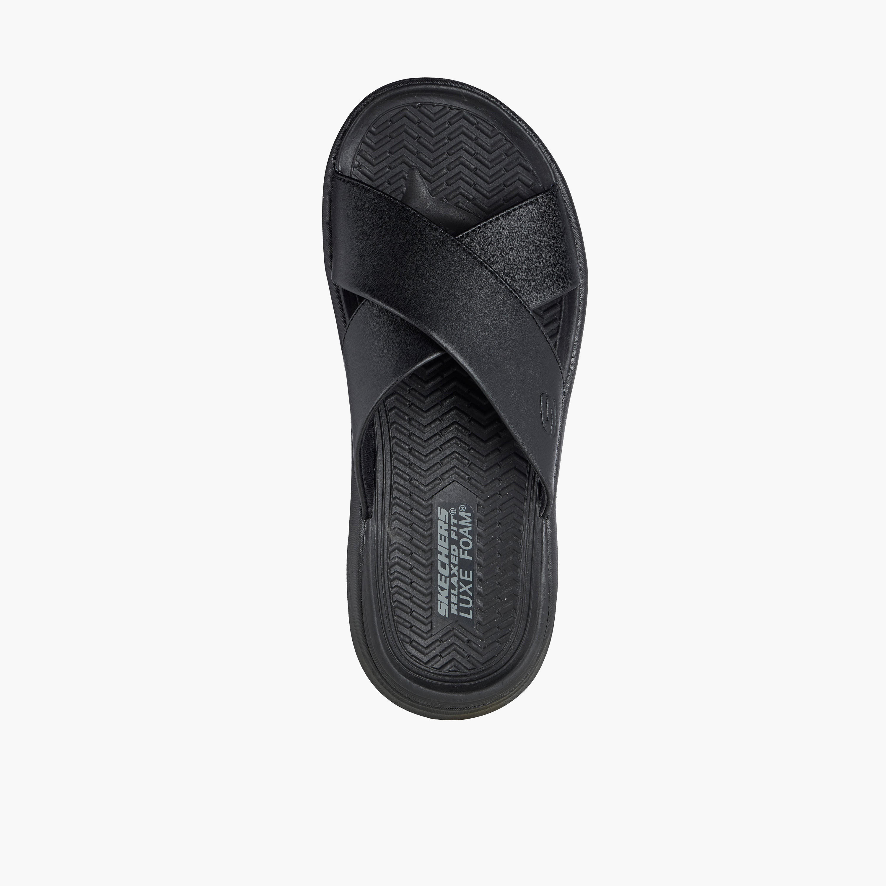 Skechers Men PROVEN SD Leather Cross Strap Sandals-sports-men-shoes-image-3