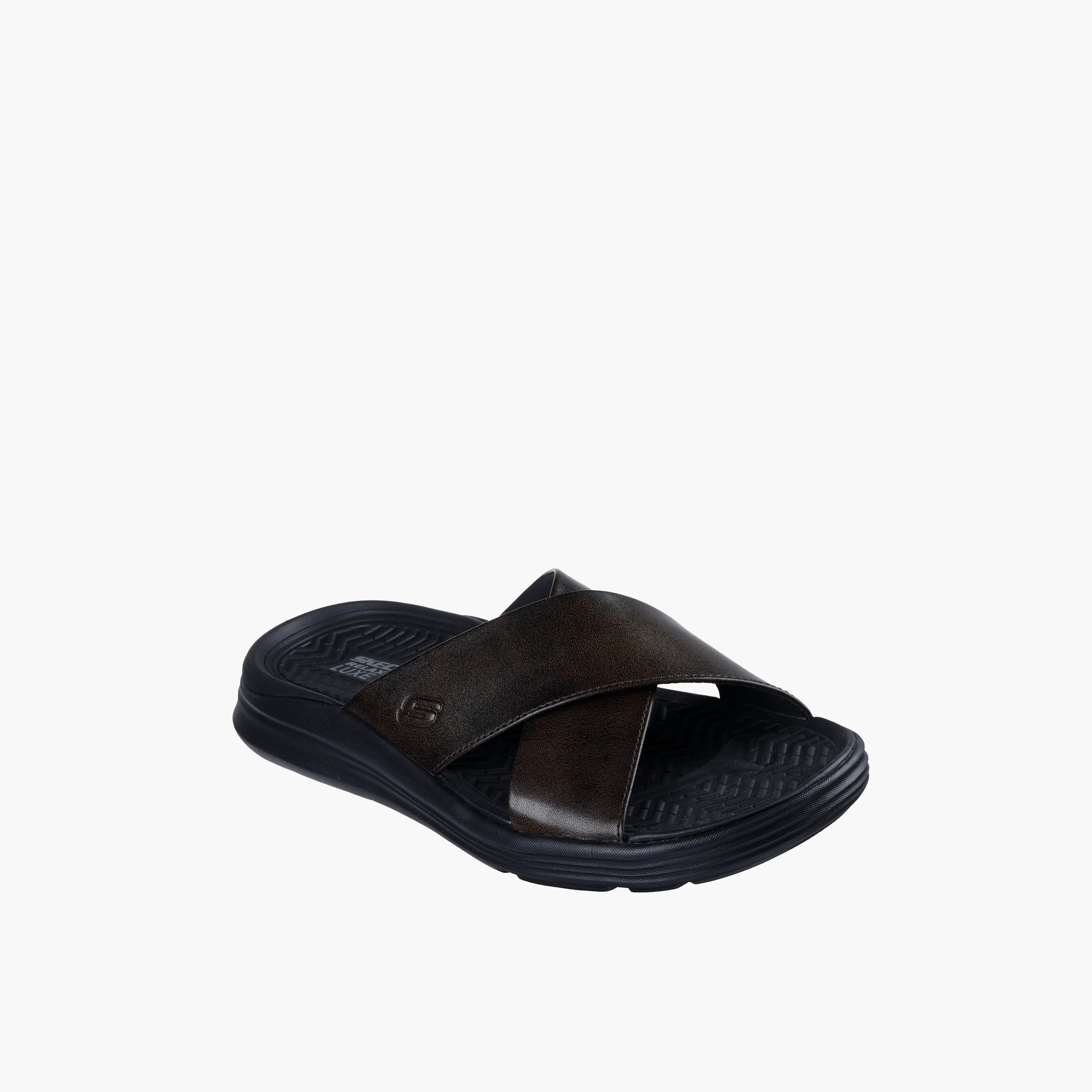 Skechers Mens Proven SD Leather Cross Strap Sandals-men-shoes-sandals-image-1