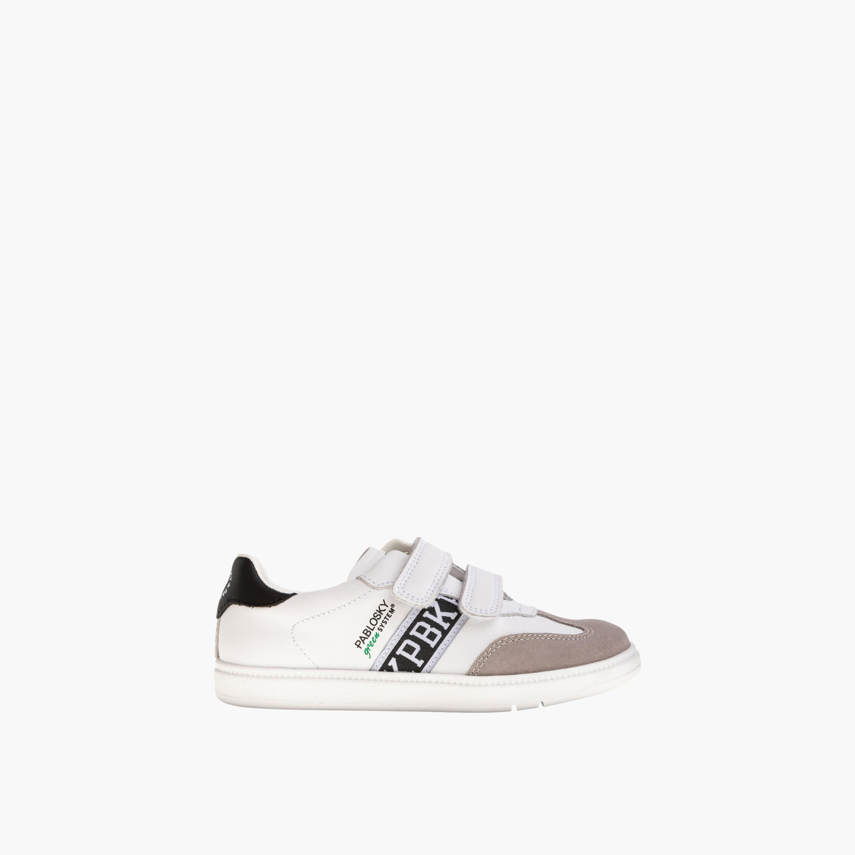 Pablosky Kids' Textured Sneakers with Hook and Loop Closure-boys-shoes-sneakers-image-2