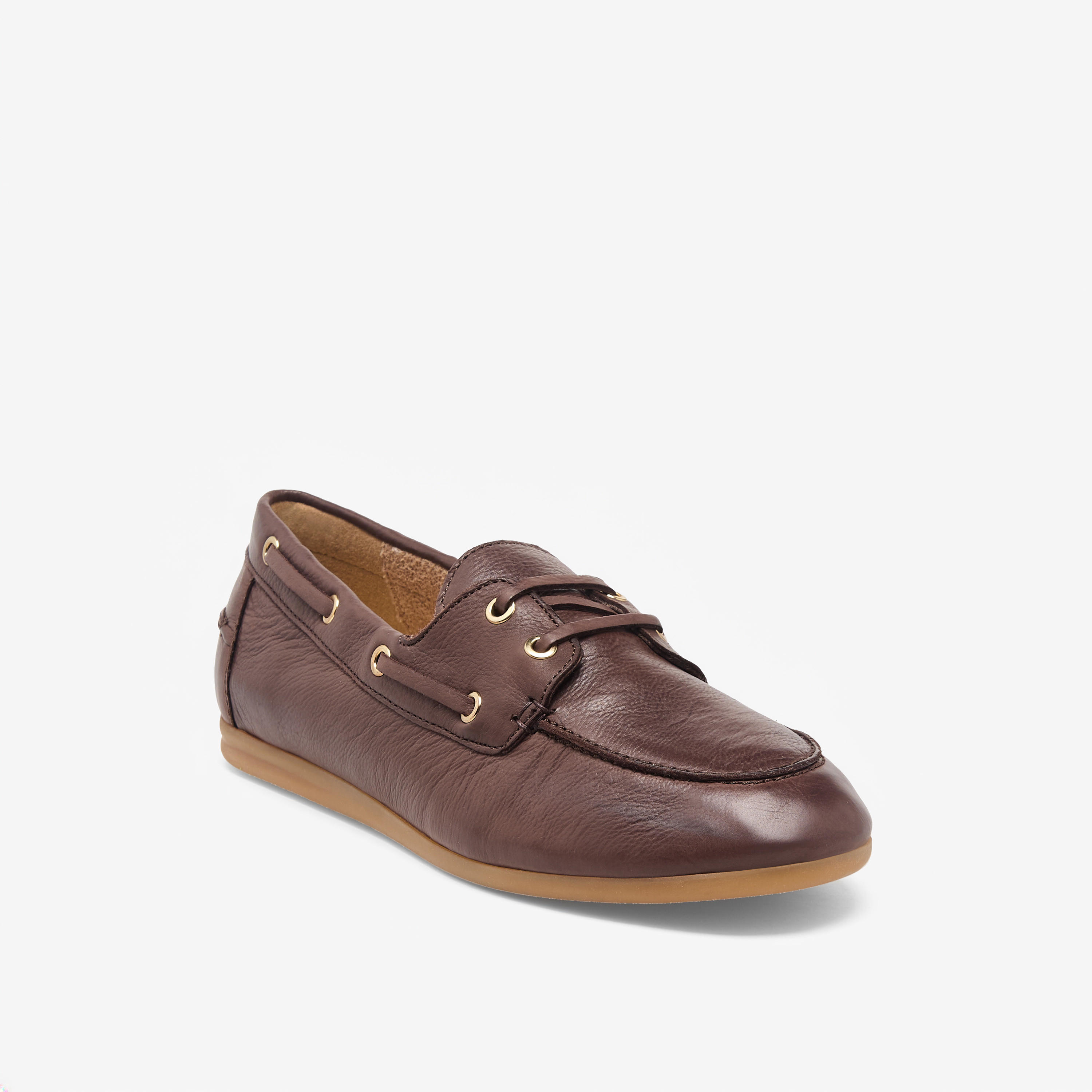 Duchini Women Slip-On Leather Loafers-women-shoes-flats-loafers-image-2