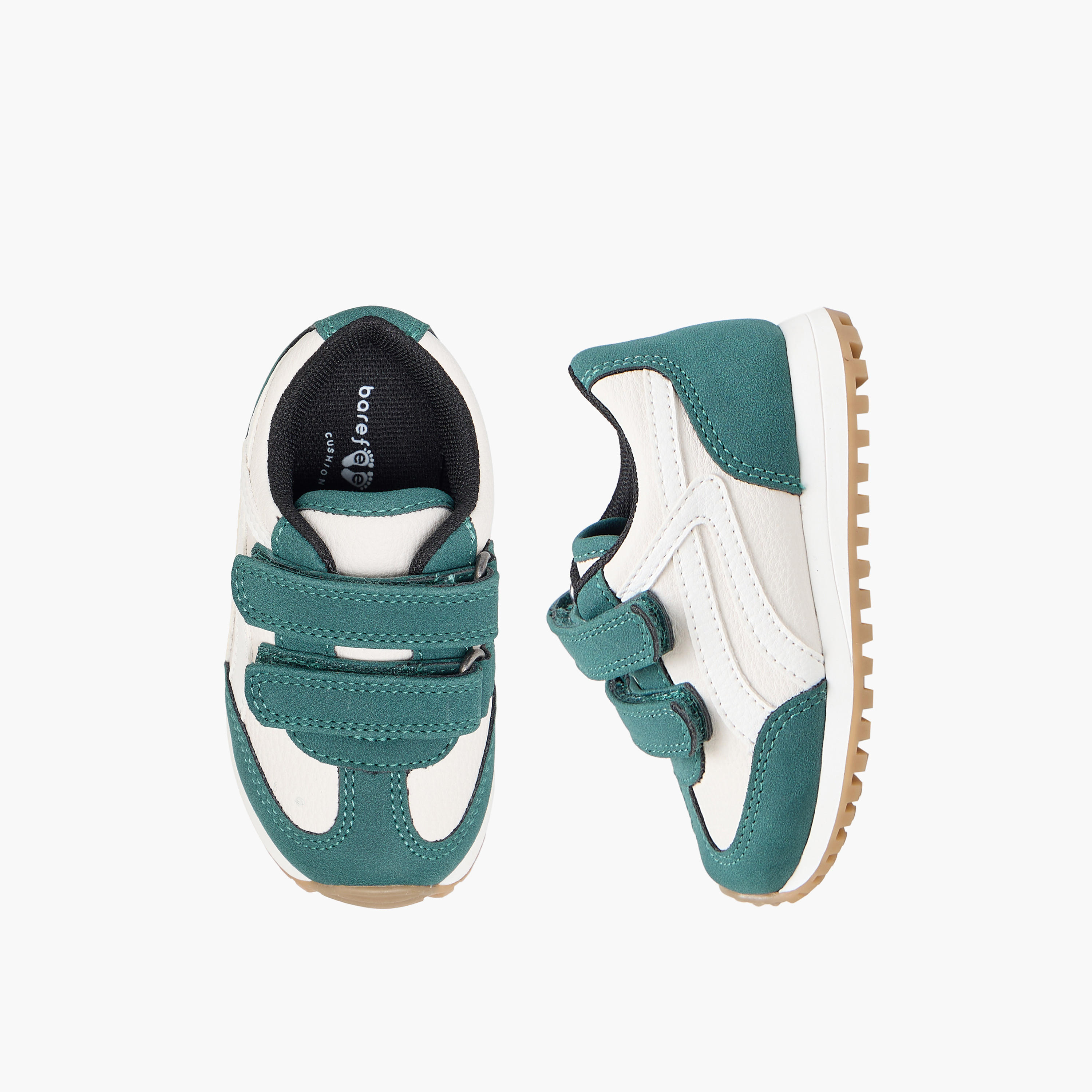 Barefeet Boys Hook & Loop Ankle Sneakers-boys-shoes-sneakers-image-1