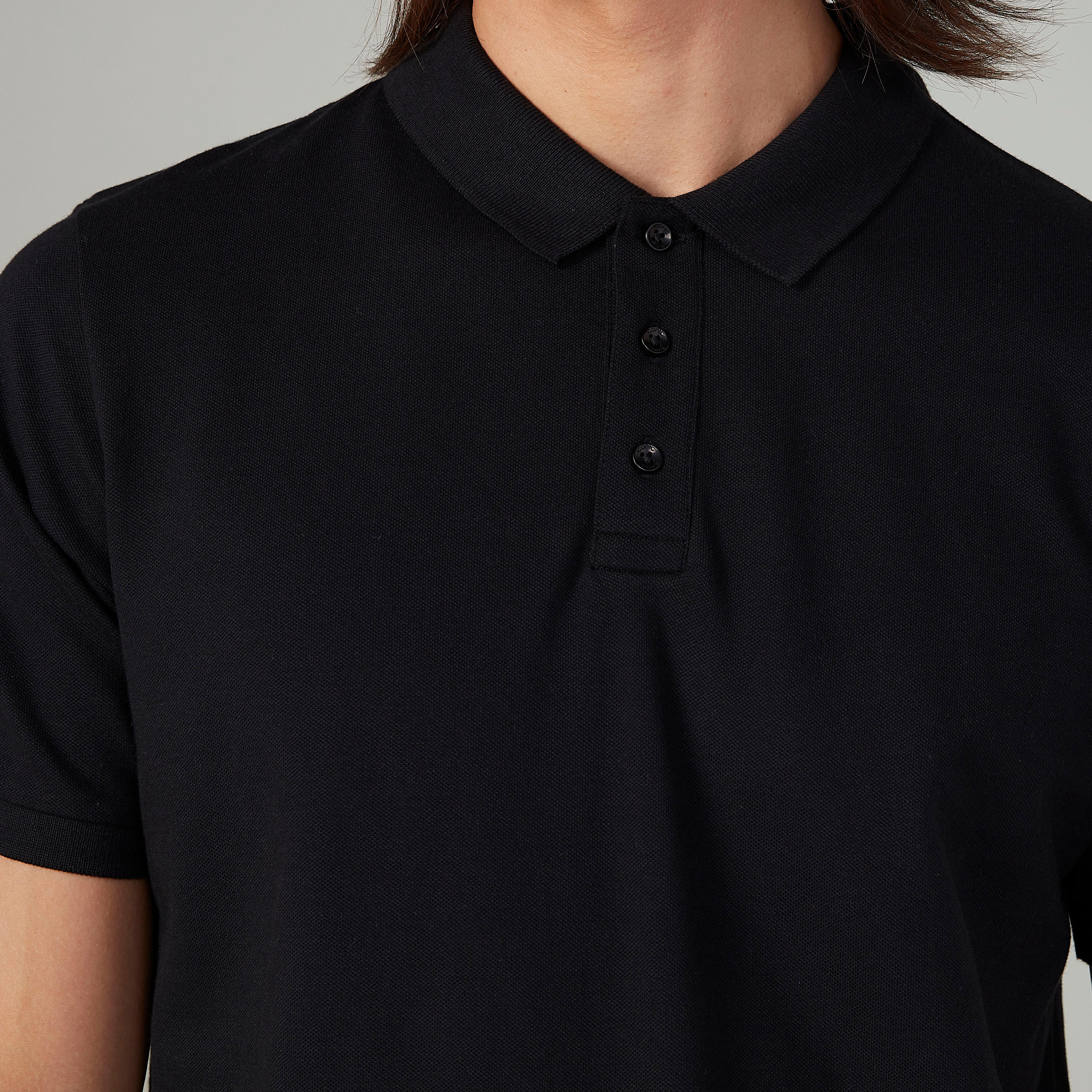 تيشيرت سادة بياقة بولو وأكمام قصيرة من آيكونيك-men-clothing-tshirtsandpolos-polos-image-2