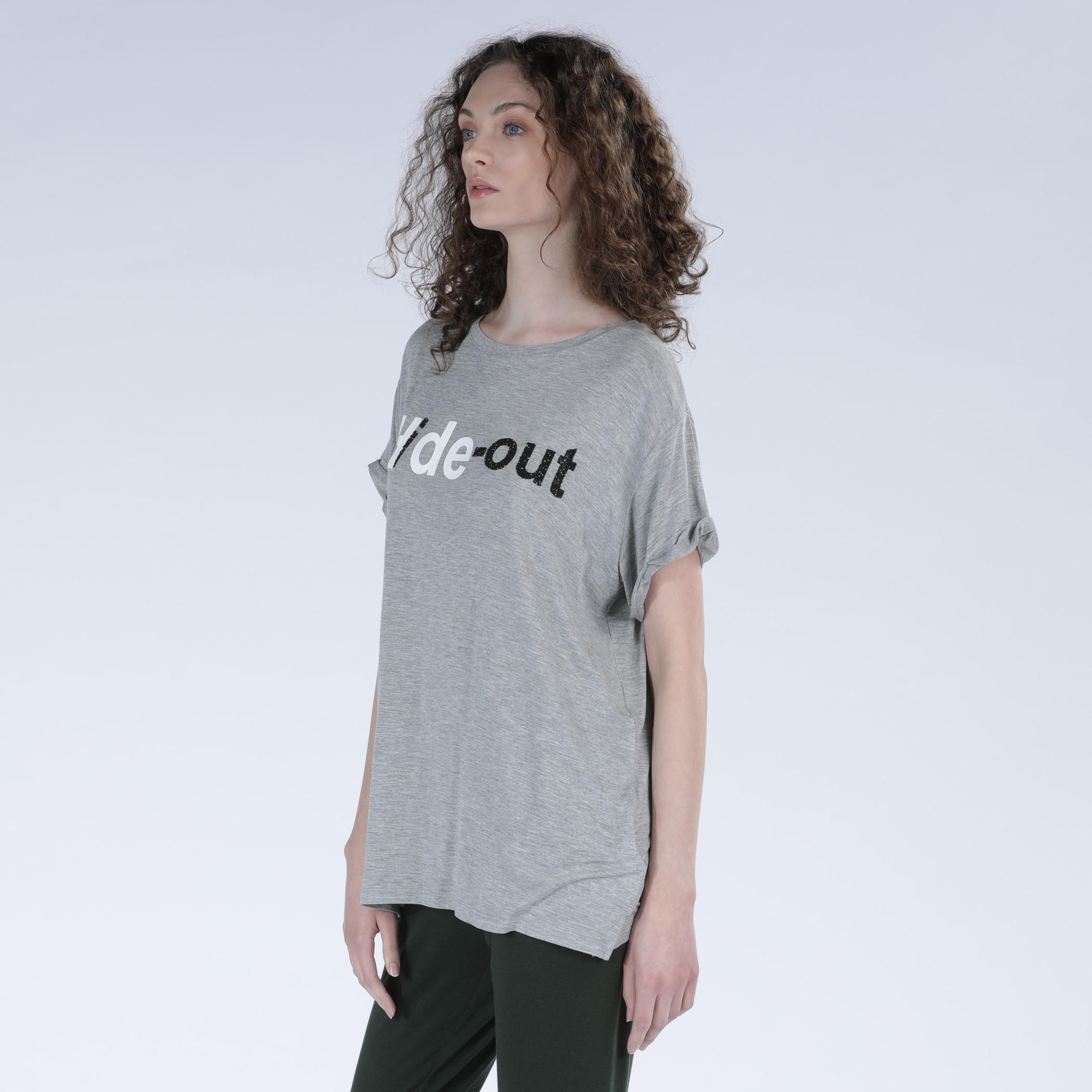 تيشيرت بياقة مستديرة وأكمام قصيرة مع طبعات من آيكونيك-women-clothing-tshirts-image-3