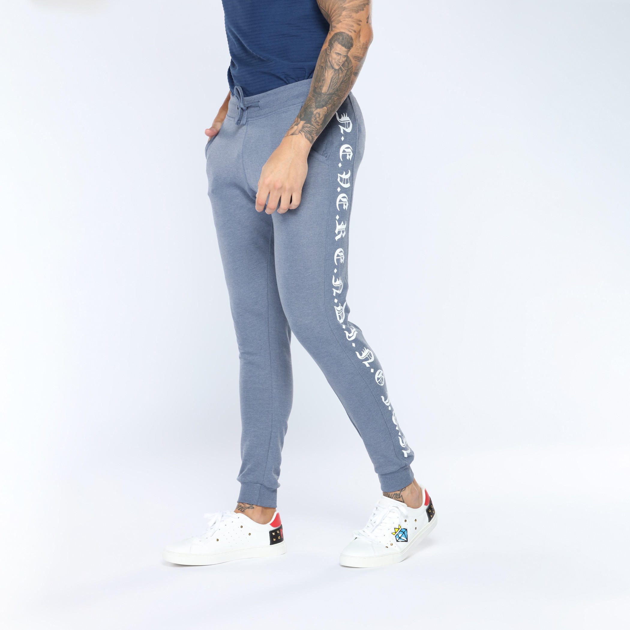 بنطال رياضي طويل بجيوب وطبعات من آيكونيك-men-clothing-bottoms-joggers-image-3
