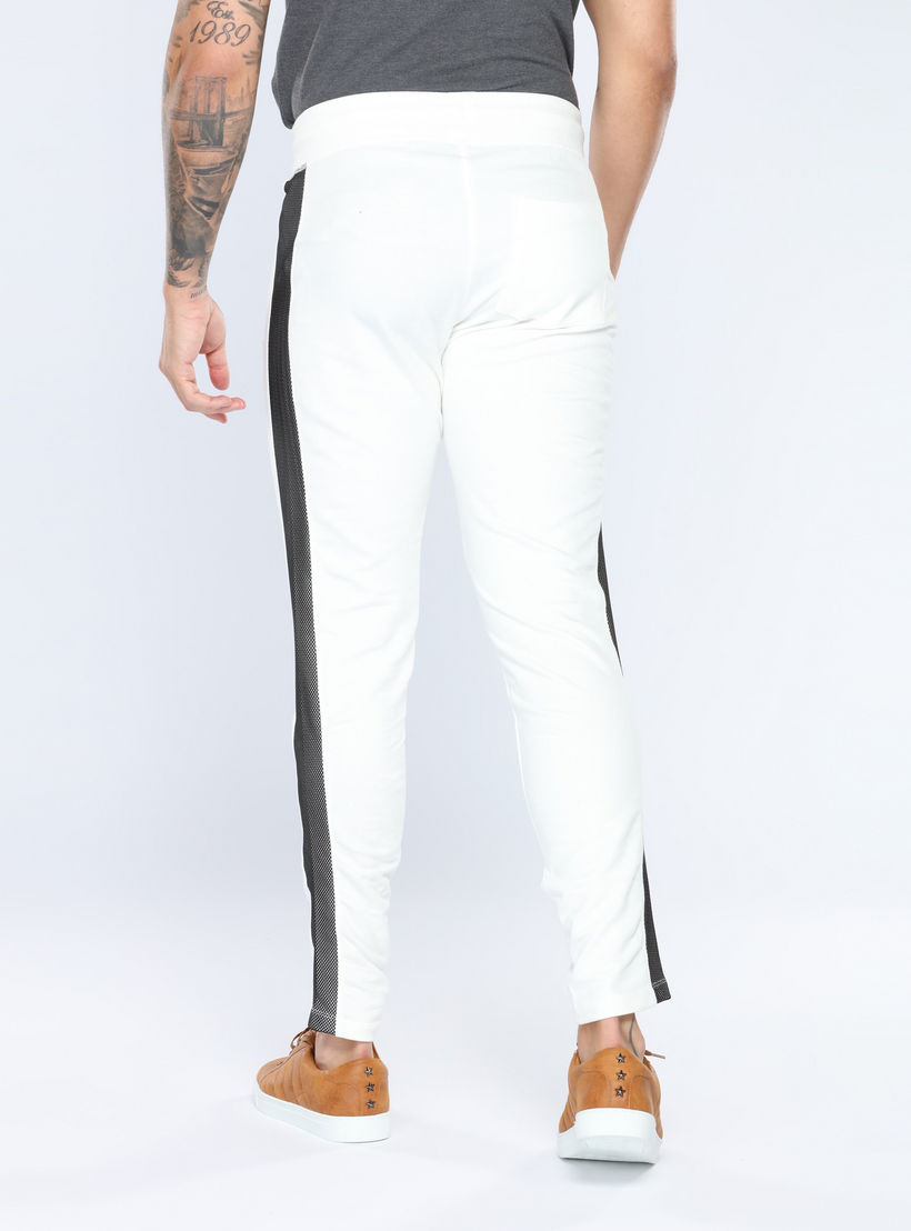 بنطال رياضي طويل بخصر مطاطي وجيوب من آيكونيك-men-clothing-bottoms-trousersandchinos-trousers-image-2