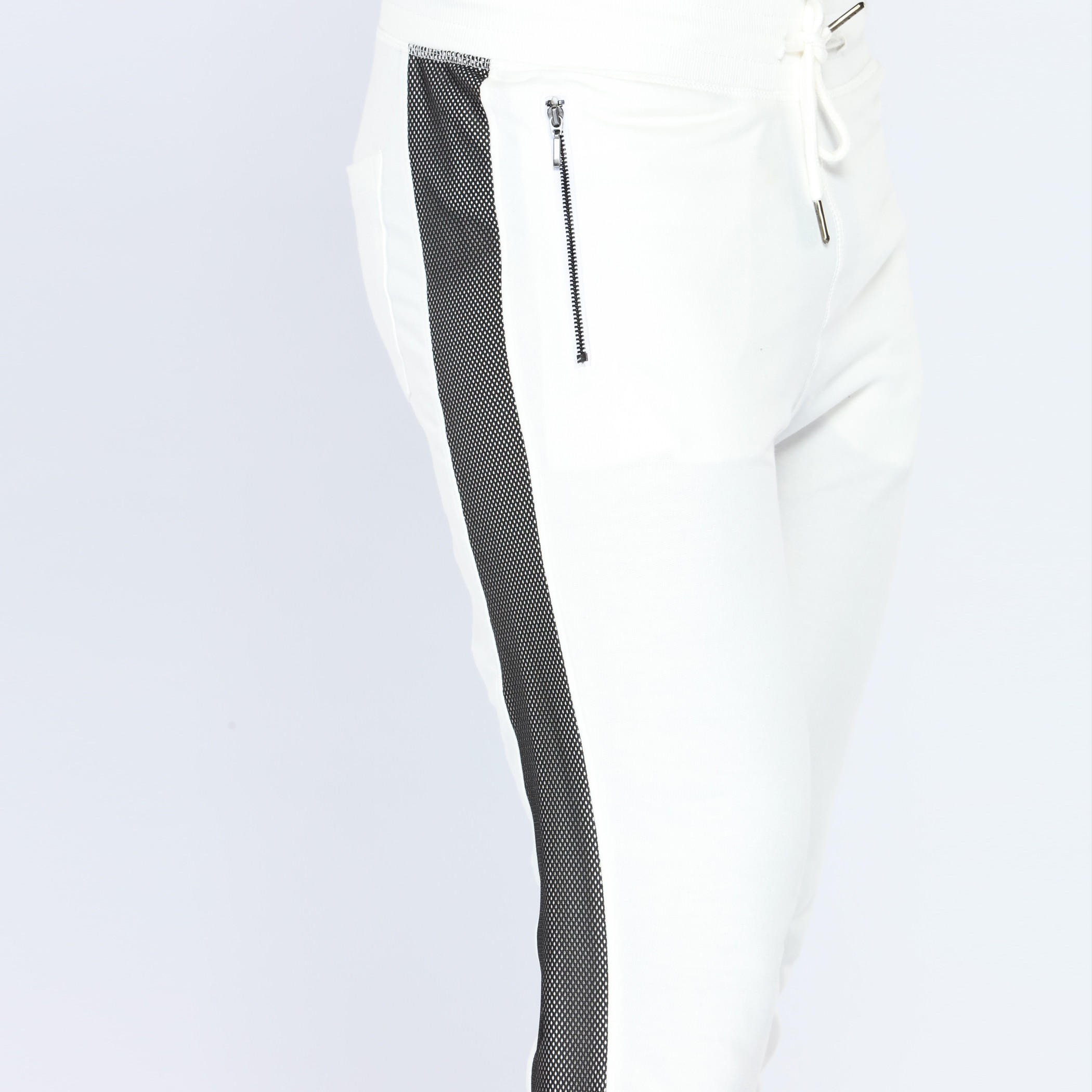 بنطال رياضي طويل بخصر مطاطي وجيوب من آيكونيك-men-clothing-bottoms-trousersandchinos-trousers-image-4