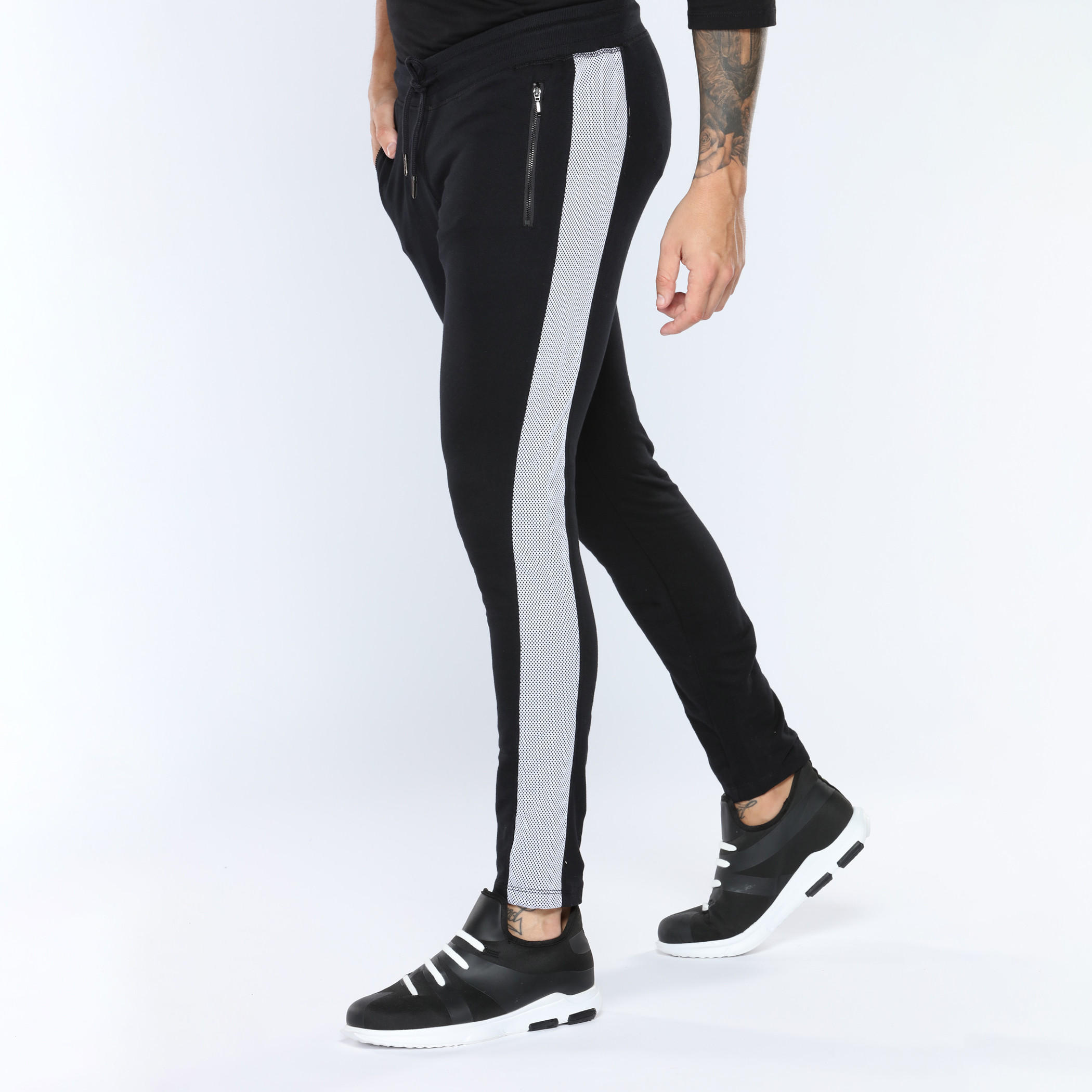 بنطال رياضي طويل بخصر مطاطي وجيوب من آيكونيك-men-clothing-bottoms-joggers-image-3