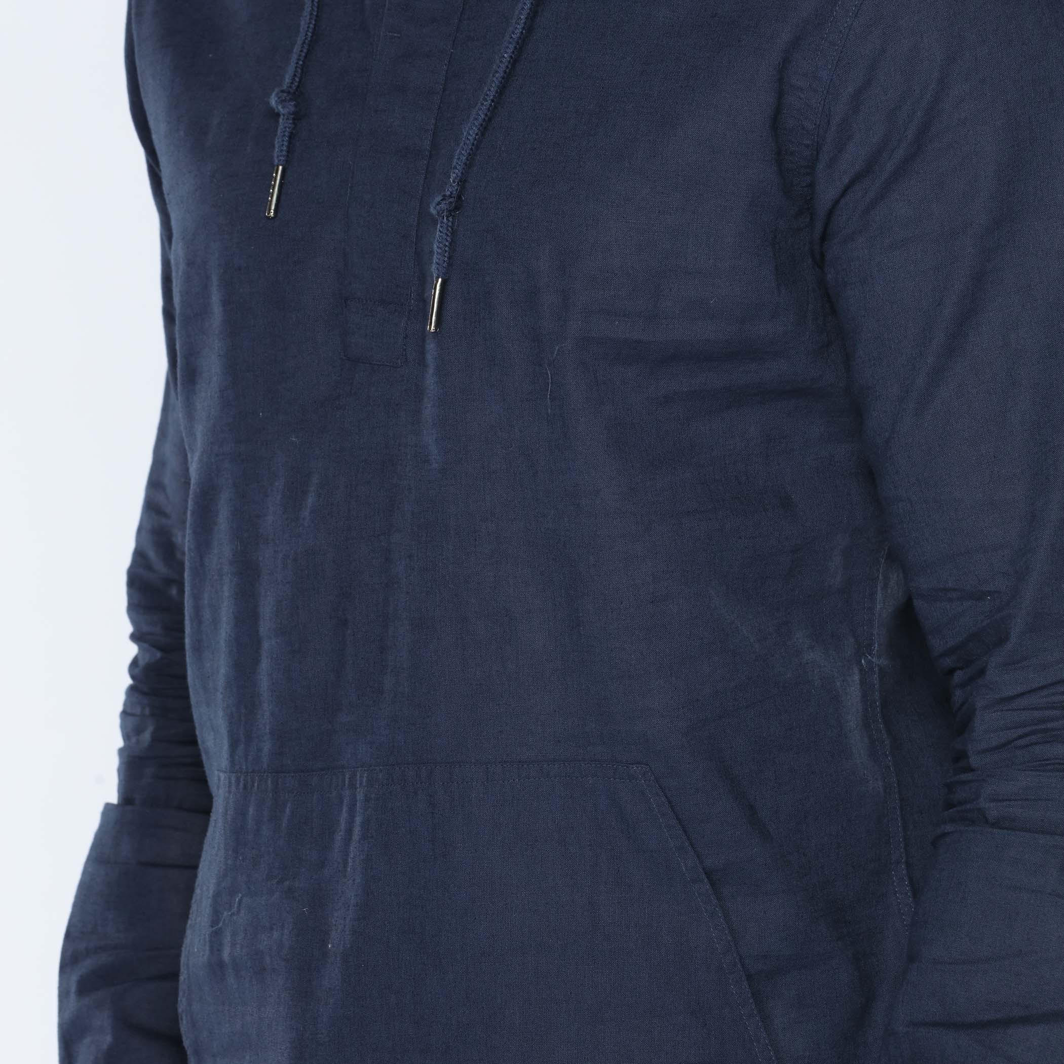 قميص بأكمام طويلة وقبعة من أيكونيك-men-clothing-shirts-image-4