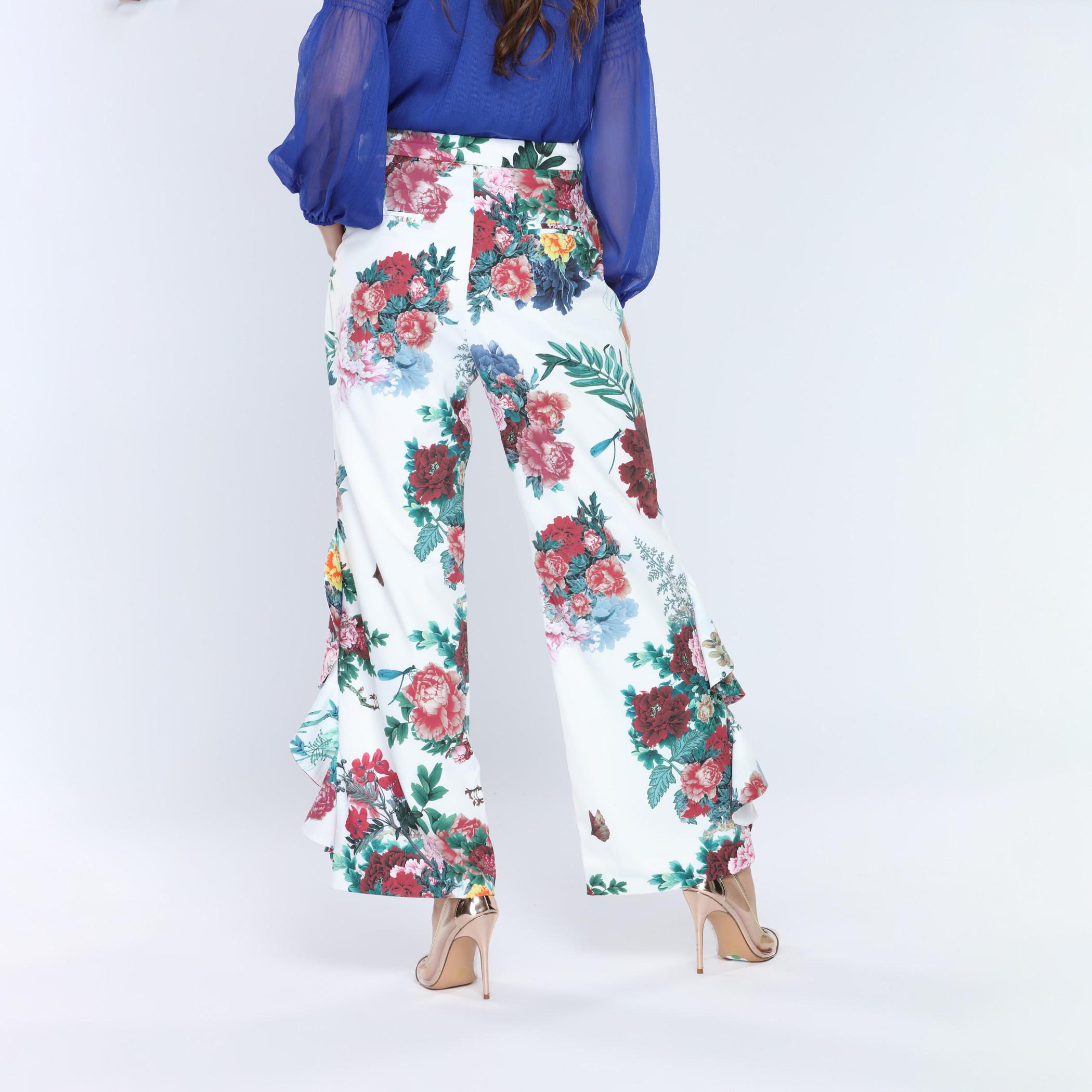 Iconic Printed Palazzo Pants with Ruffle Detail-women-clothing-bottoms-trousers-image-2