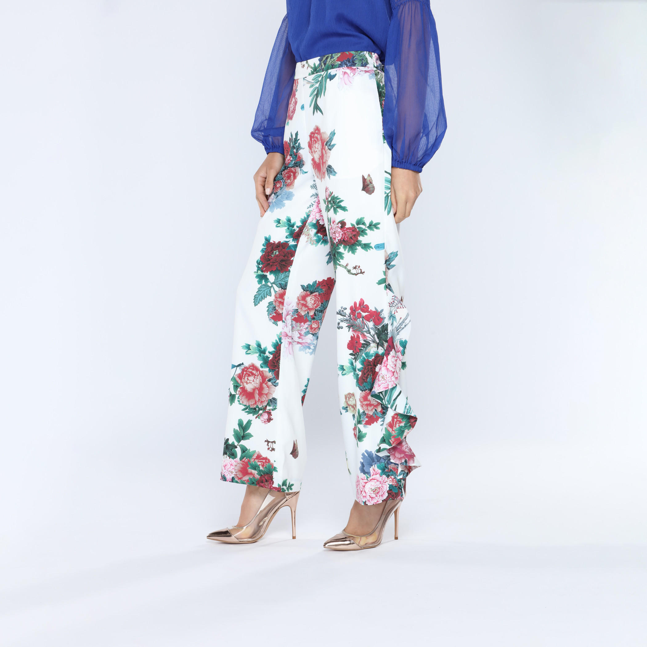 Iconic Printed Palazzo Pants with Ruffle Detail-women-clothing-bottoms-trousers-image-3