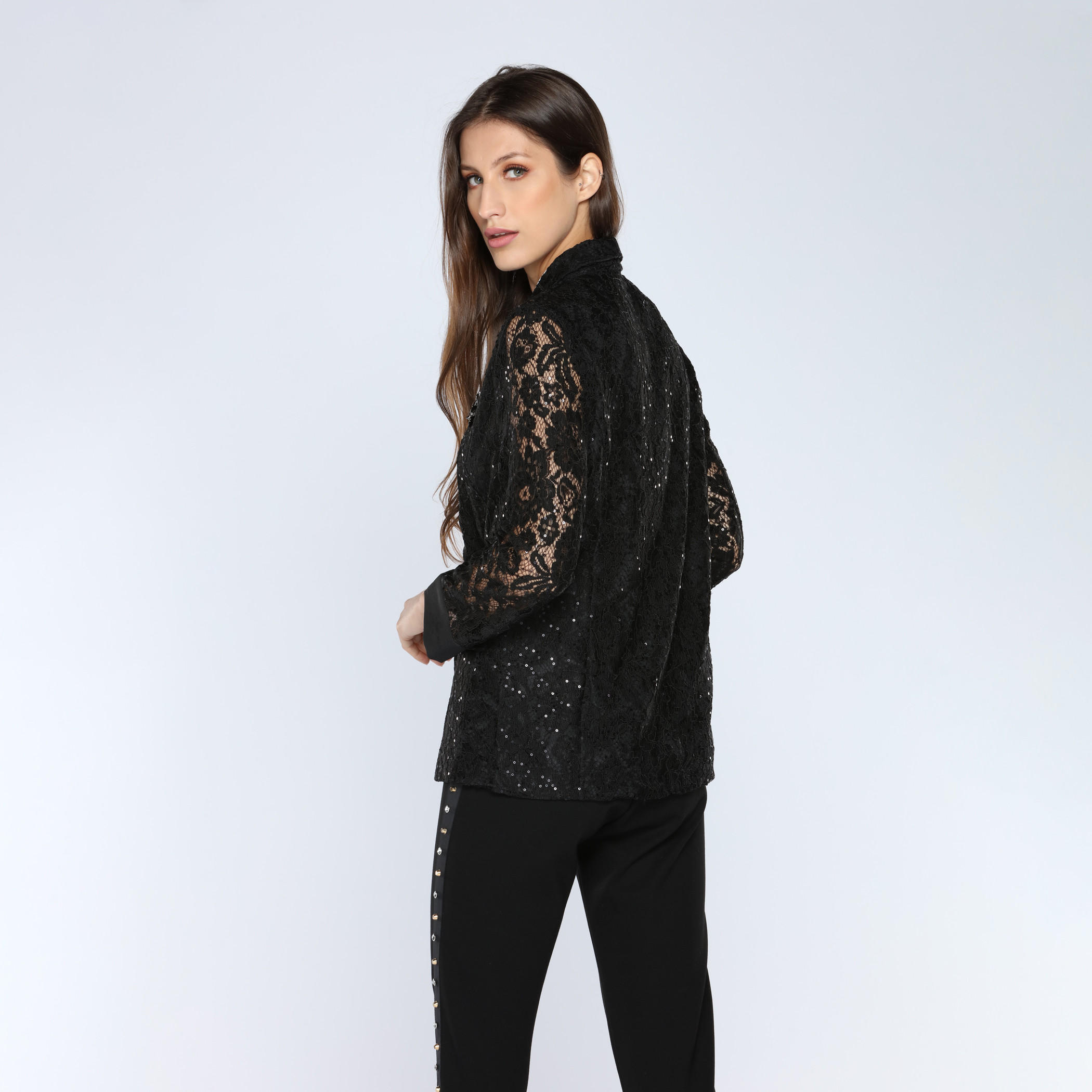 Iconic Open Front Shrug with Lace and Sequin Detail-women-winterwear-cardigansandjumpers-cardigans-image-2