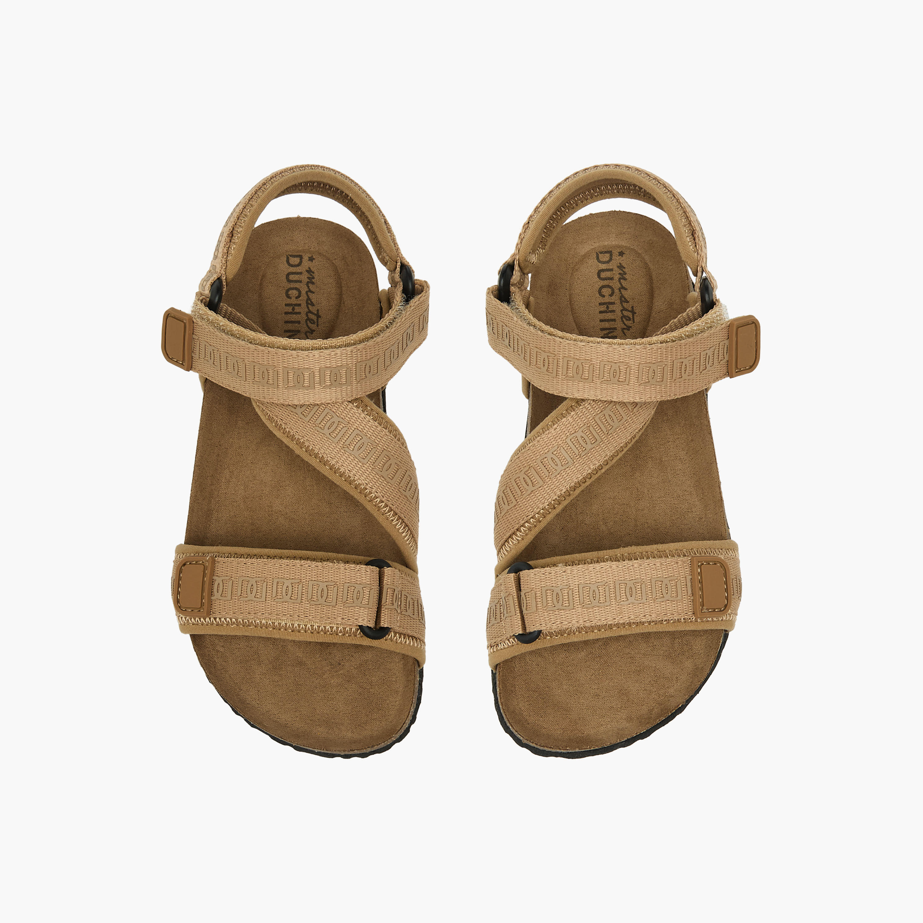 Mister Duchini Boys Textured Hook & Loop Strap Sandals-boys-shoes-sandals-image-1