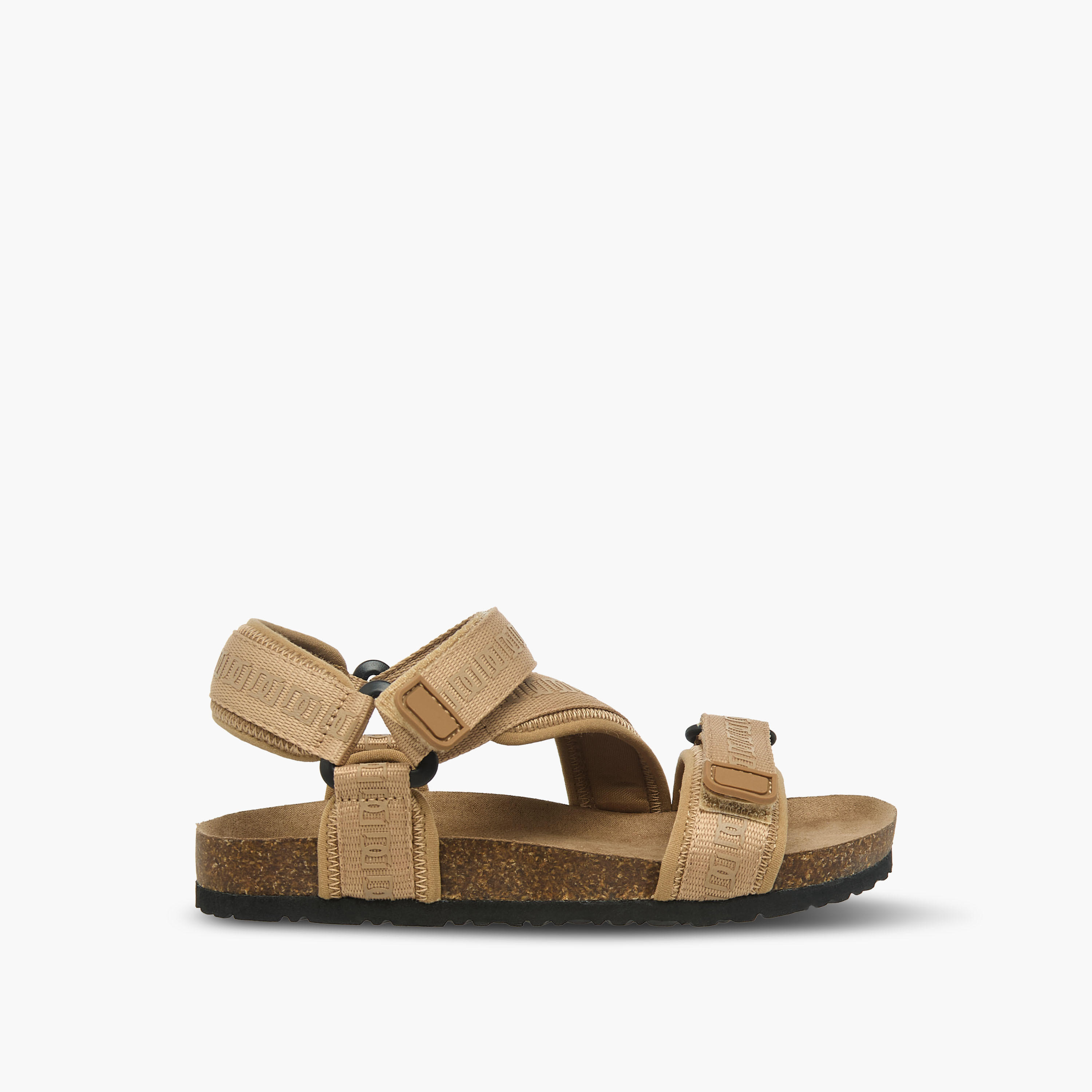 Mister Duchini Boys Textured Hook & Loop Strap Sandals-boys-shoes-sandals-image-2