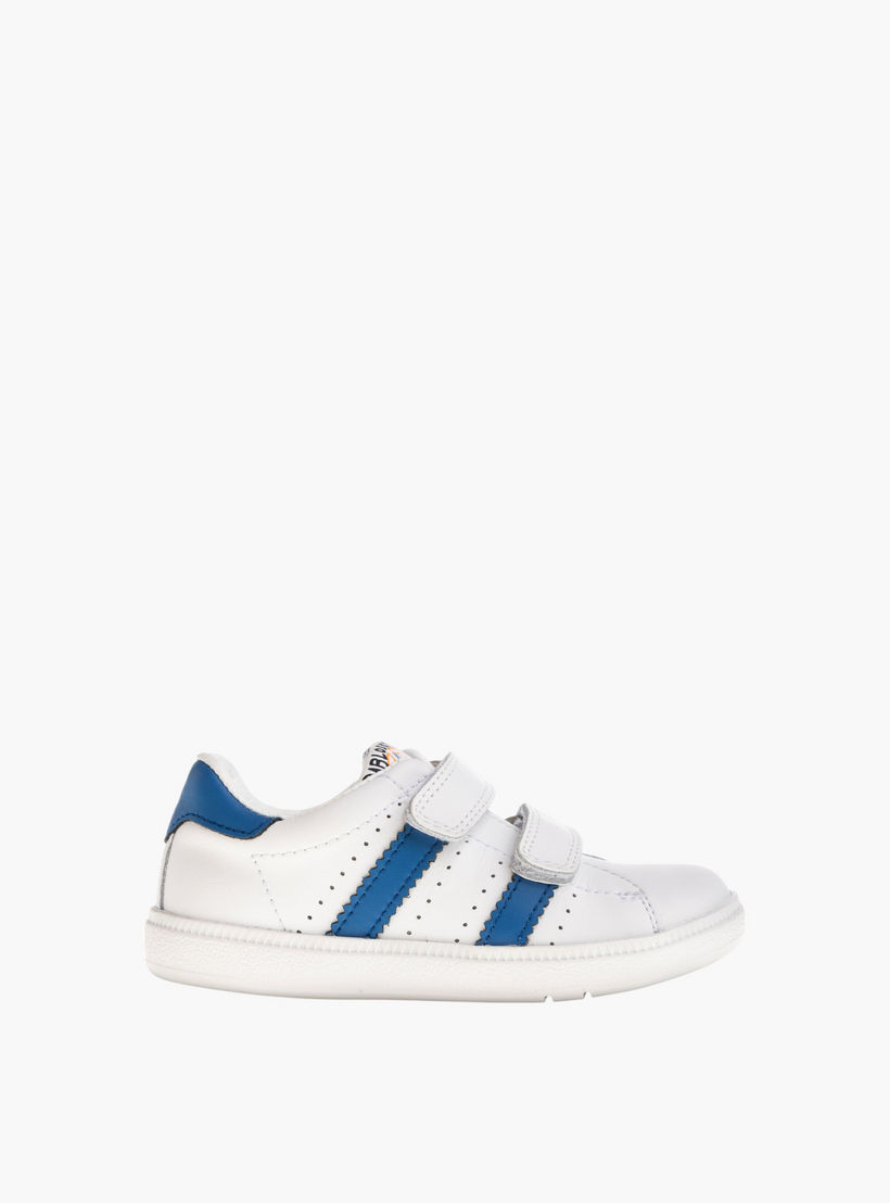 Pablosky Kids' Textured Sneakers with Hook and Loop Closure-boys-shoes-schoolshoes-image-2