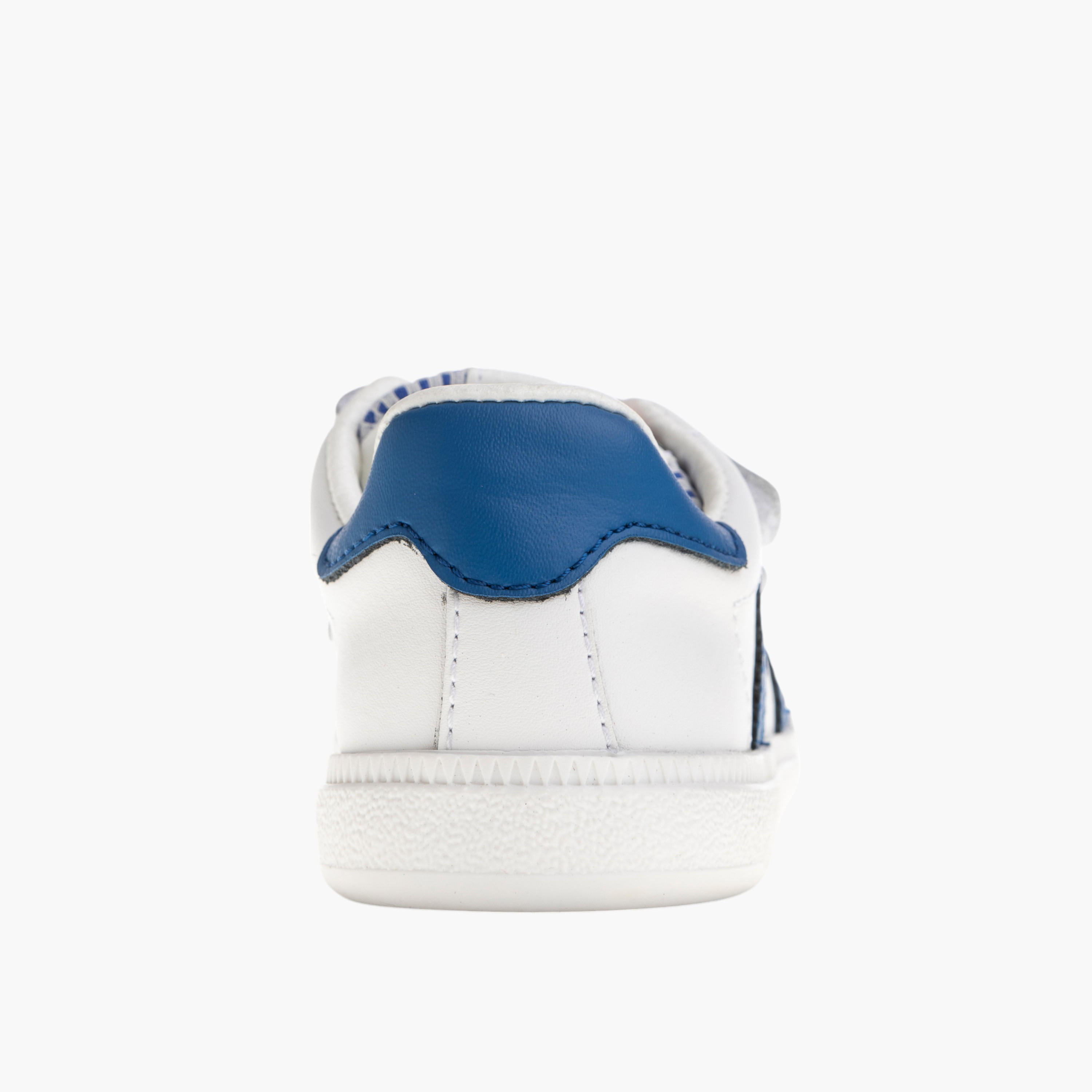 Pablosky Kids' Textured Sneakers with Hook and Loop Closure-boys-shoes-schoolshoes-image-3