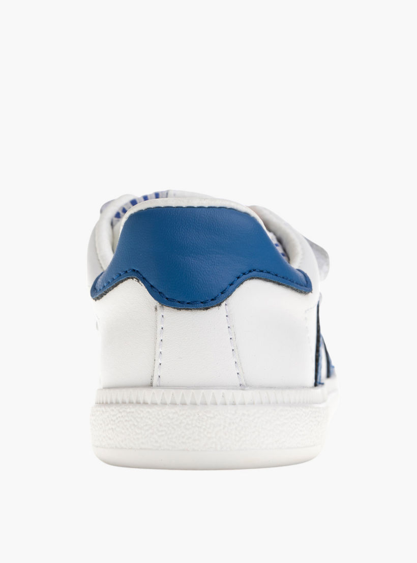 Pablosky Kids' Textured Sneakers with Hook and Loop Closure-boys-shoes-schoolshoes-image-3
