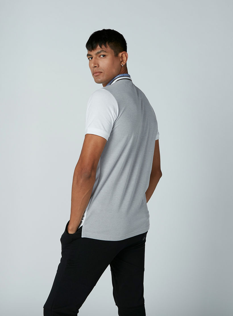 تيشيرت بياقة هينلي وأكمام قصيرة من آيكونيك-men-clothing-tshirtsandpolos-tshirts-image-2