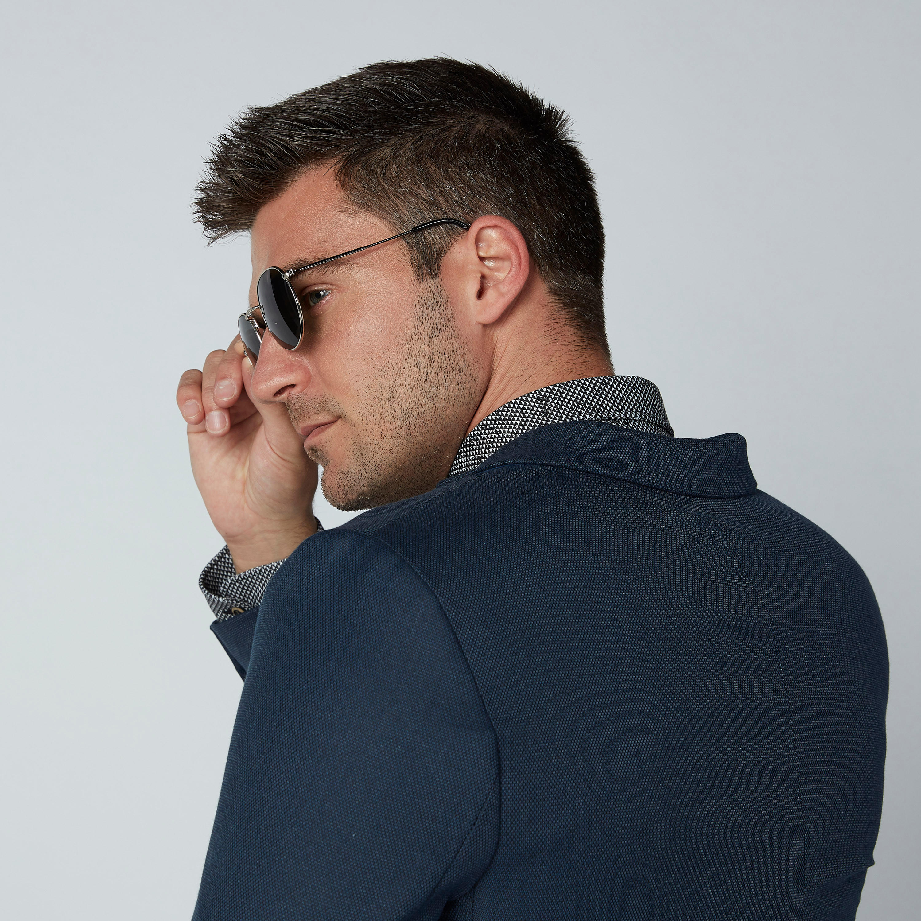 بليزر بأكمام طويلة وجيوب من آيكونيك-men-winterwear-jacketsandblazers-image-2
