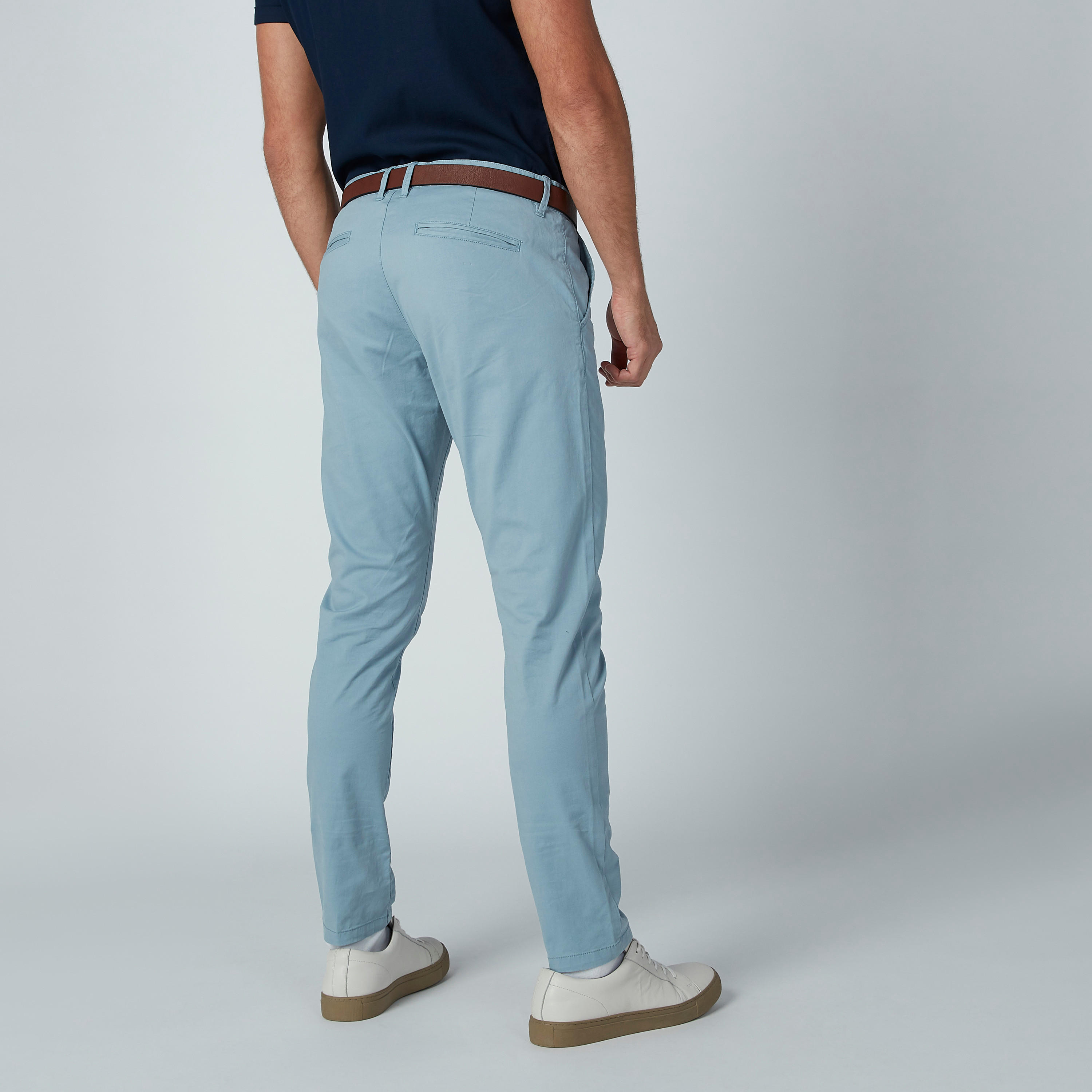 بنطال شينو سادة بجيوب من آيكونيك-men-clothing-bottoms-trousersandchinos-trousers-image-4
