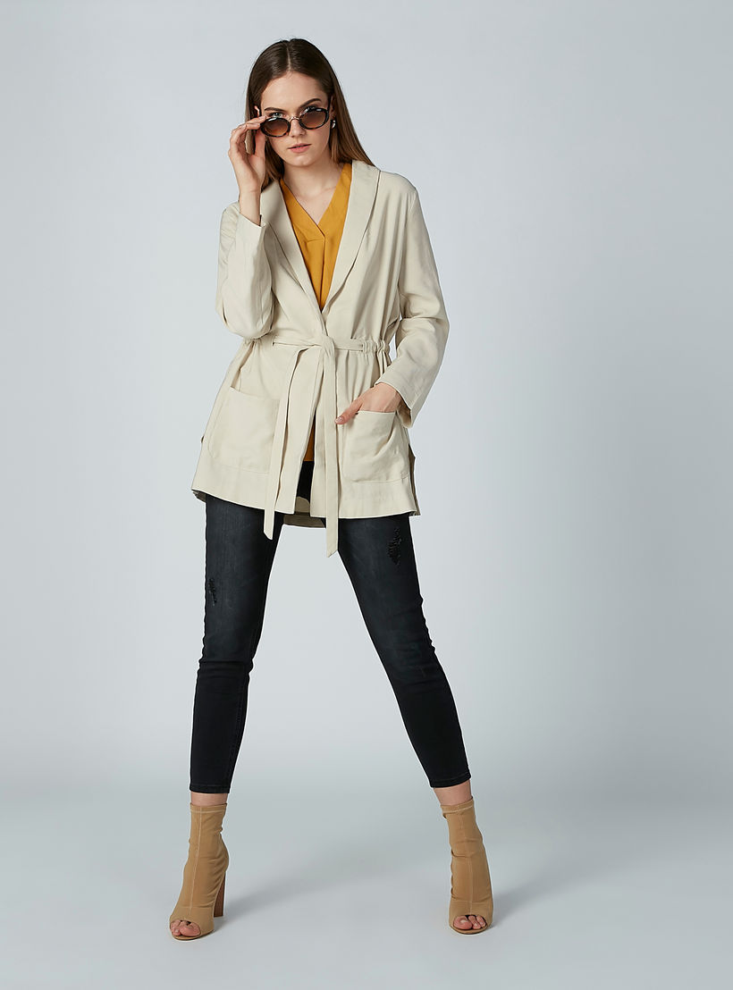 معطف بجيوب ورباط من آيكونيك-women-clothing-coatsandjackets-coats-image-5