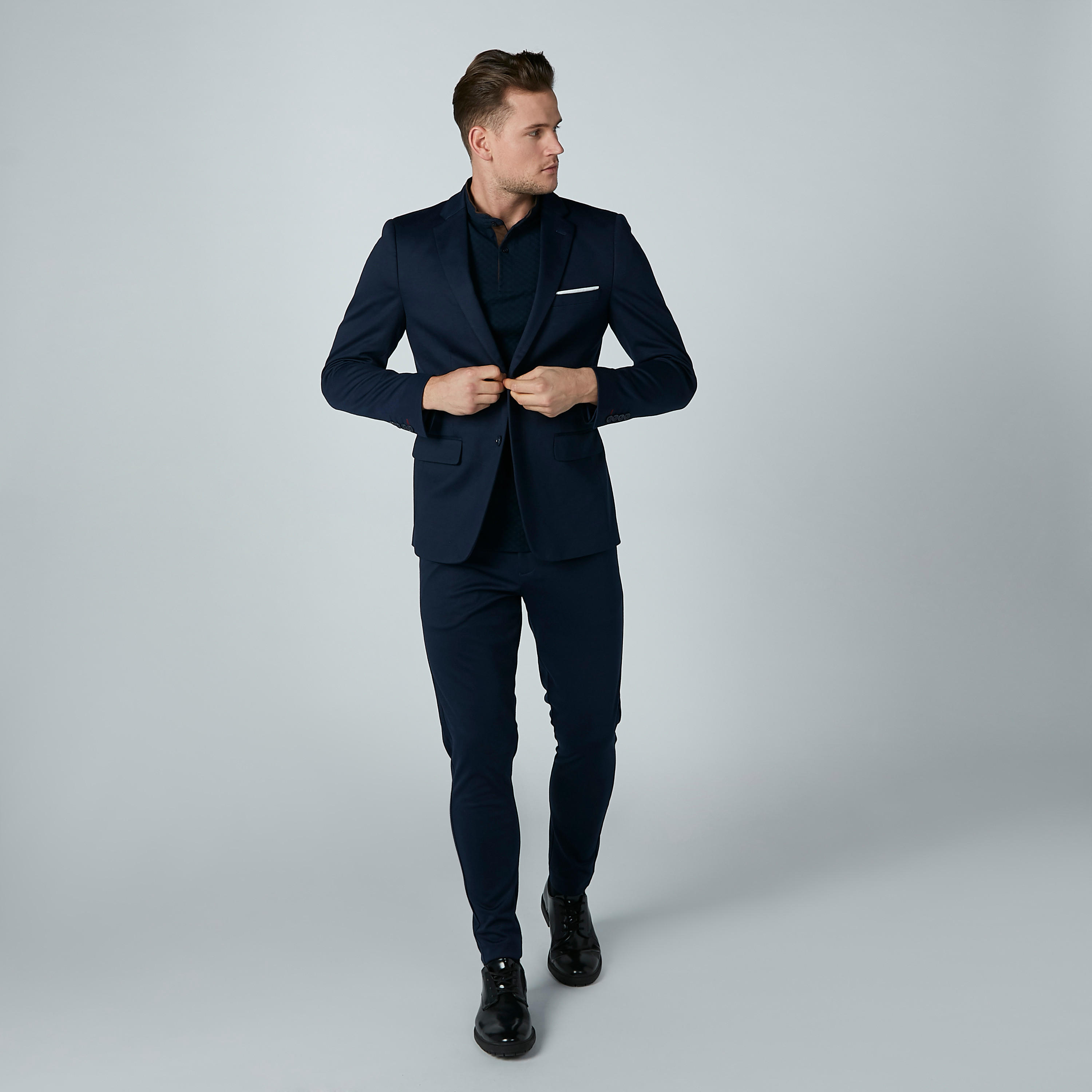 بليزر بأكمام طويلة وجيوب من آيكونيك-men-winterwear-jacketsandblazers-image-1