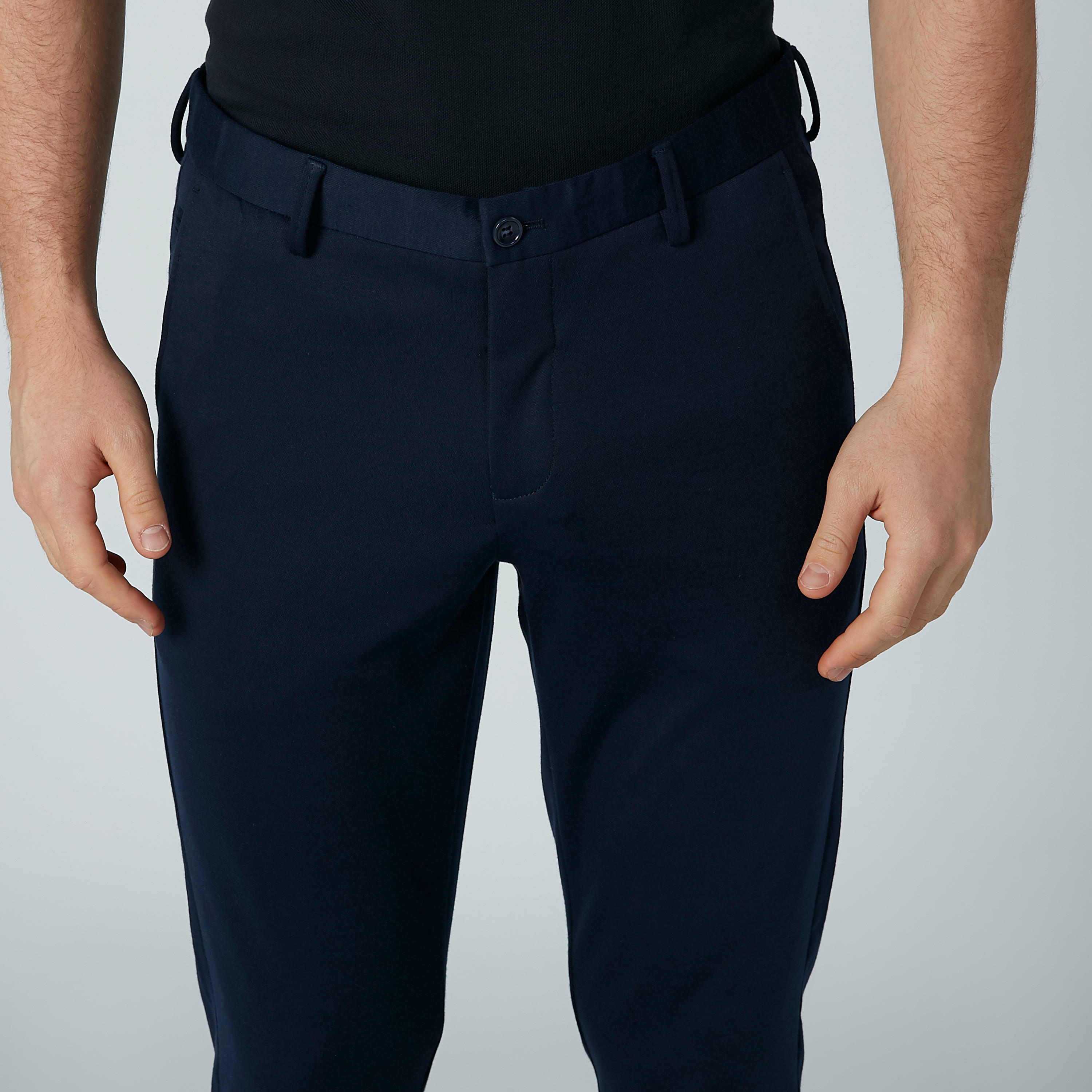 بنطال رسمي بسحّاب إغلاق وجيوب من آيكونيك-men-clothing-bottoms-trousersandchinos-trousers-image-2