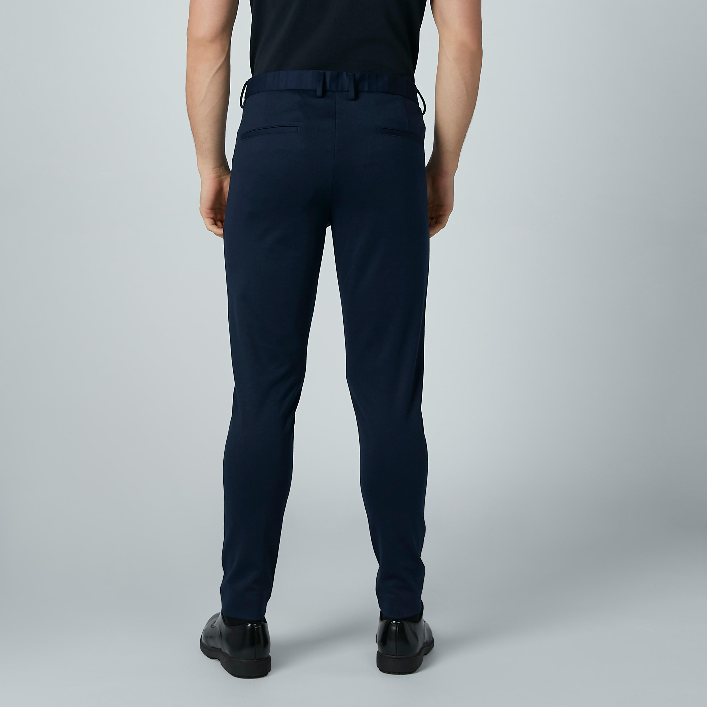 بنطال رسمي بسحّاب إغلاق وجيوب من آيكونيك-men-clothing-bottoms-trousersandchinos-trousers-image-5