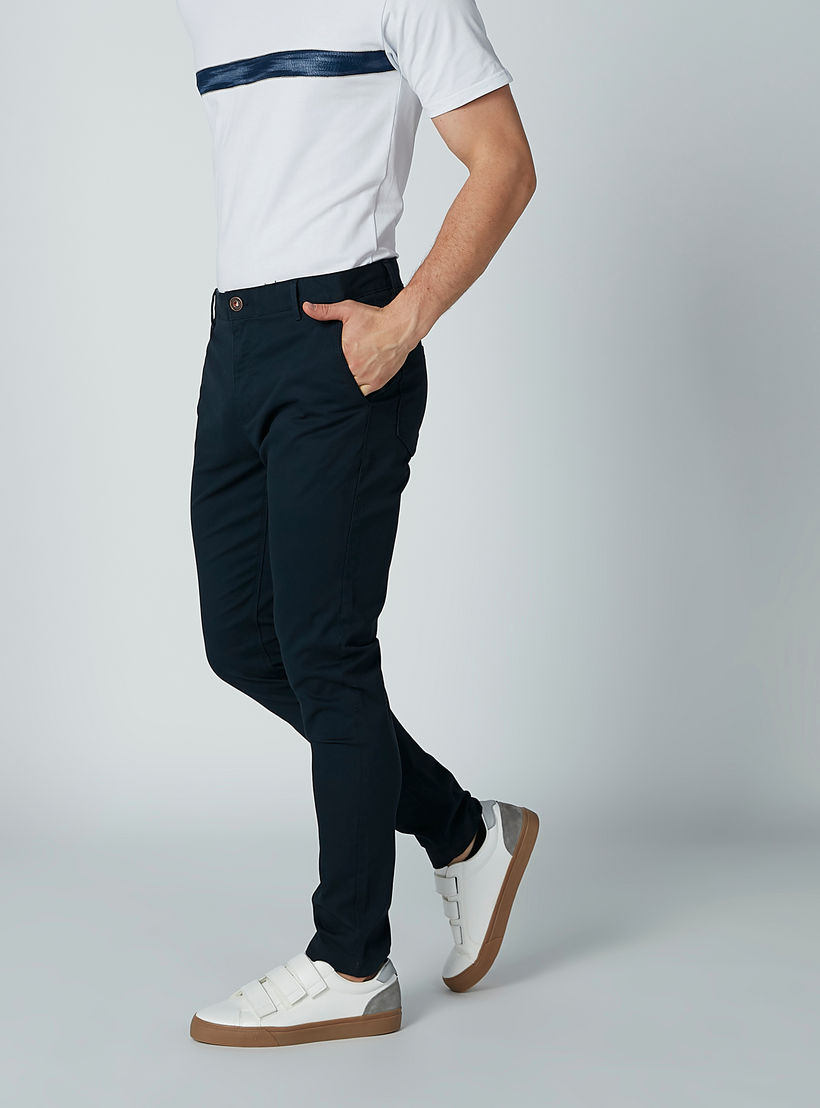 بنطال طويل بزرّ إغلاق وجيوب من آيكونيك-men-clothing-bottoms-trousersandchinos-trousers-image-5