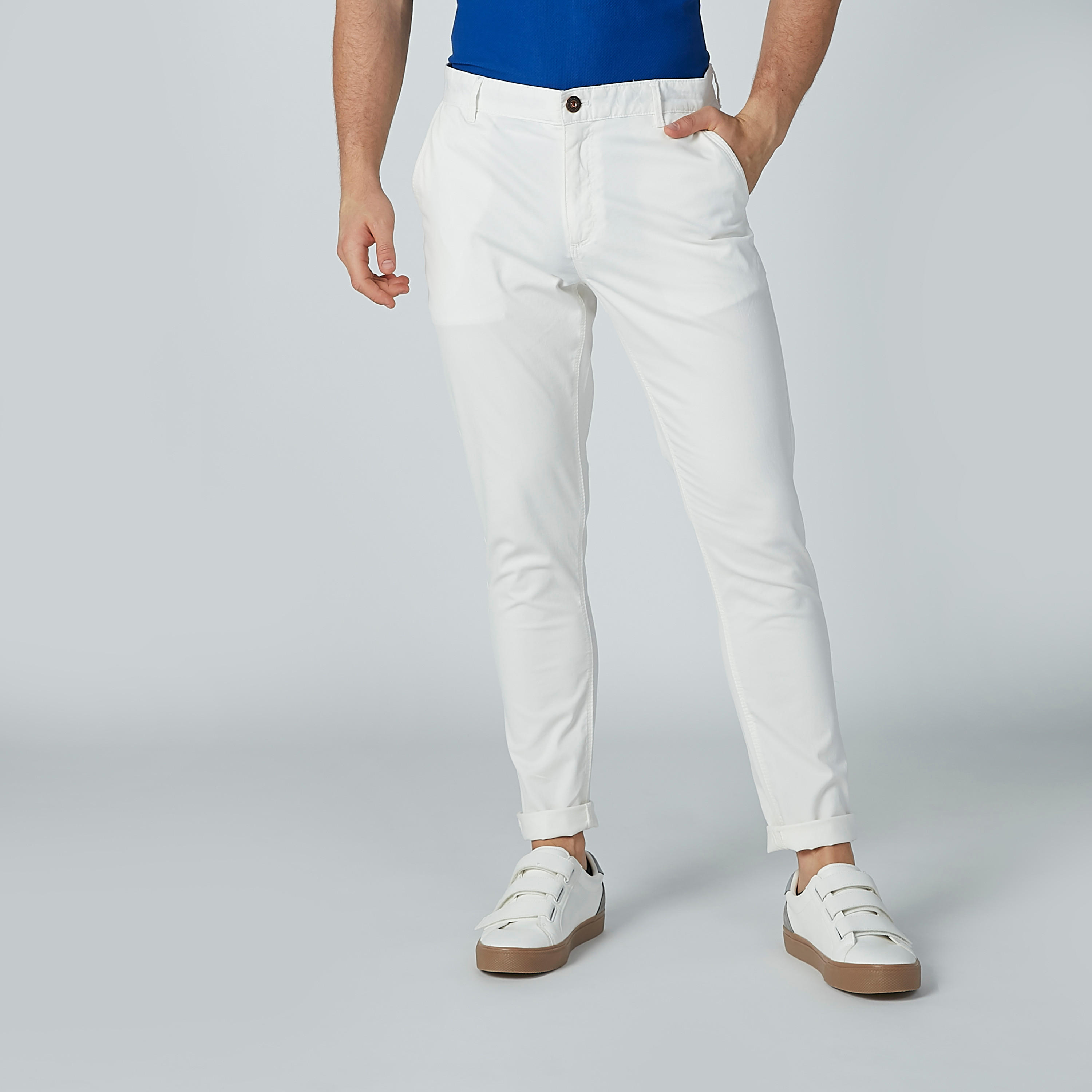 Iconic Full Length Chinos with Pocket Detail and Belt Loops-men-clothing-bottoms-trousersandchinos-trousers-image-2