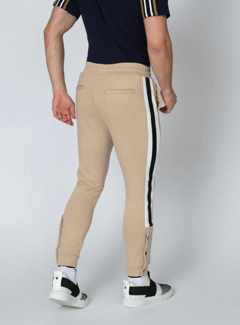 بنطال رياضي طويل بجيوب وأزرار من آيكونيك-men-clothing-bottoms-joggers-image-2