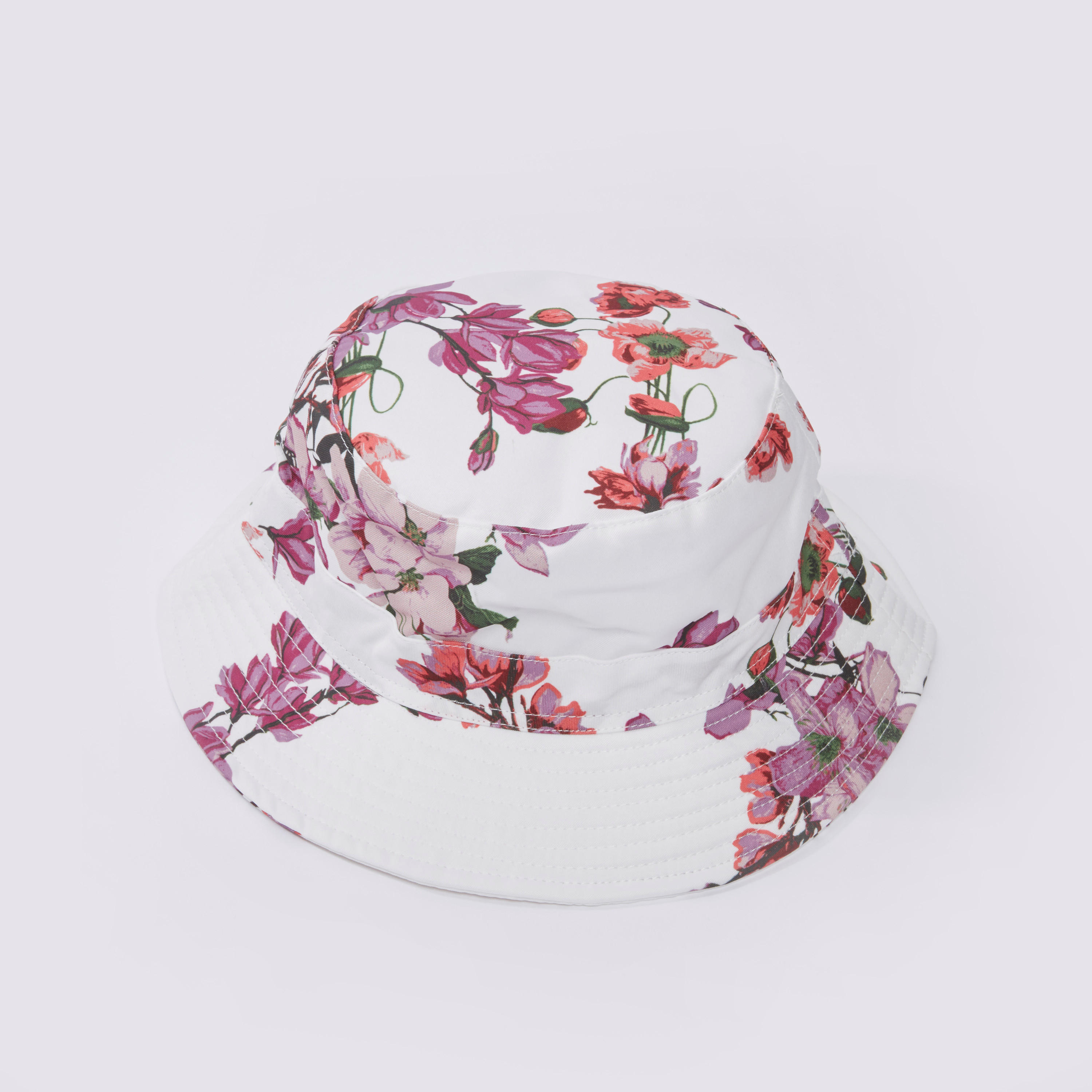 Iconic Floral Printed Bucket Hat-women-clothingaccessories-capsandhats-image-3